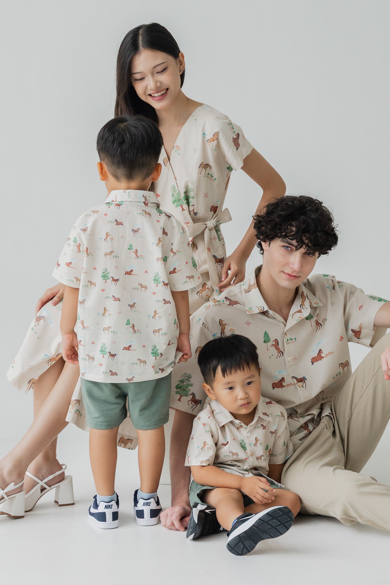 Fields of Gold Kid's Linen Shirt in Harvest