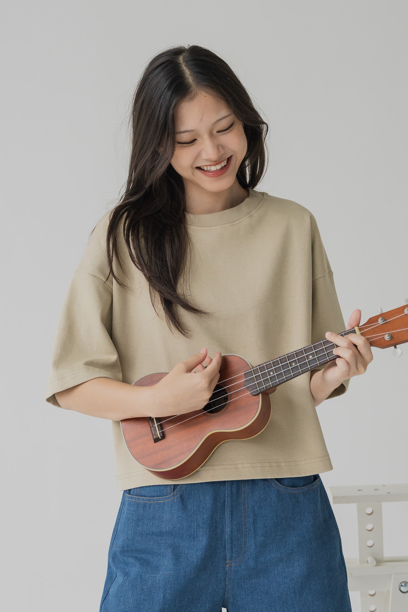 Comfy Oversized Tee in Light Green