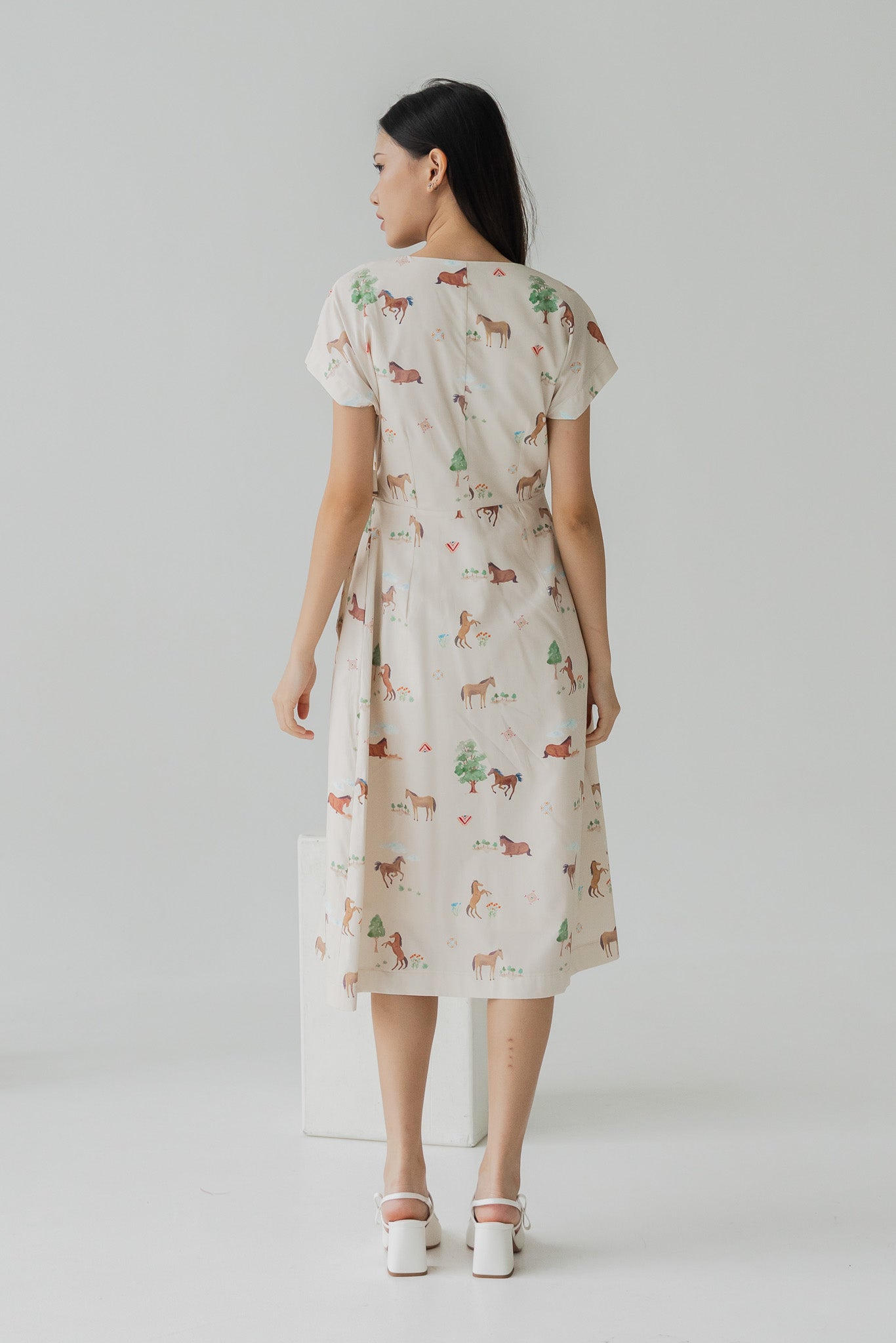 Fields of Gold Wrap Dress in Harvest