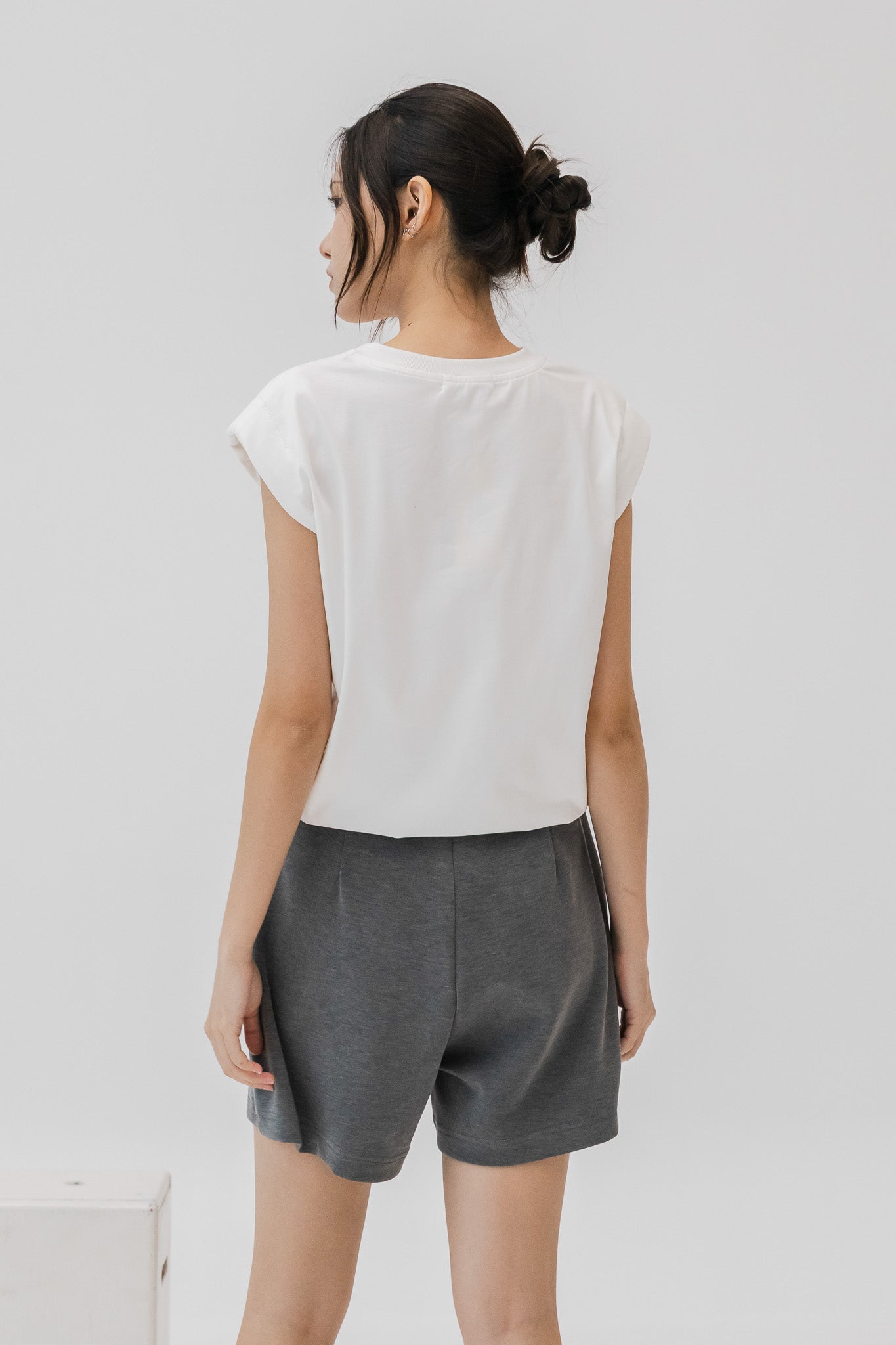 Oversized Muscle Tee in White