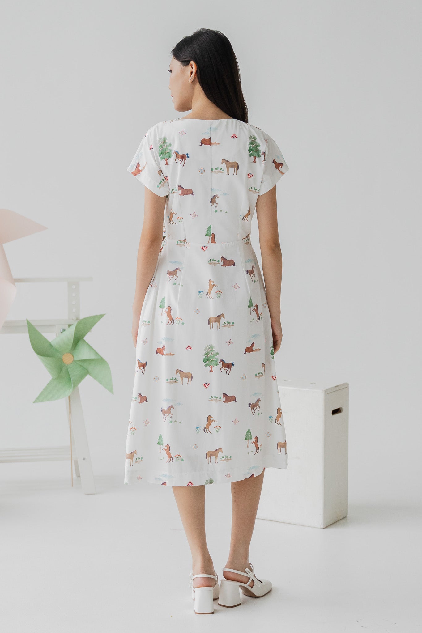 Fields of Gold Wrap Dress in Bloom