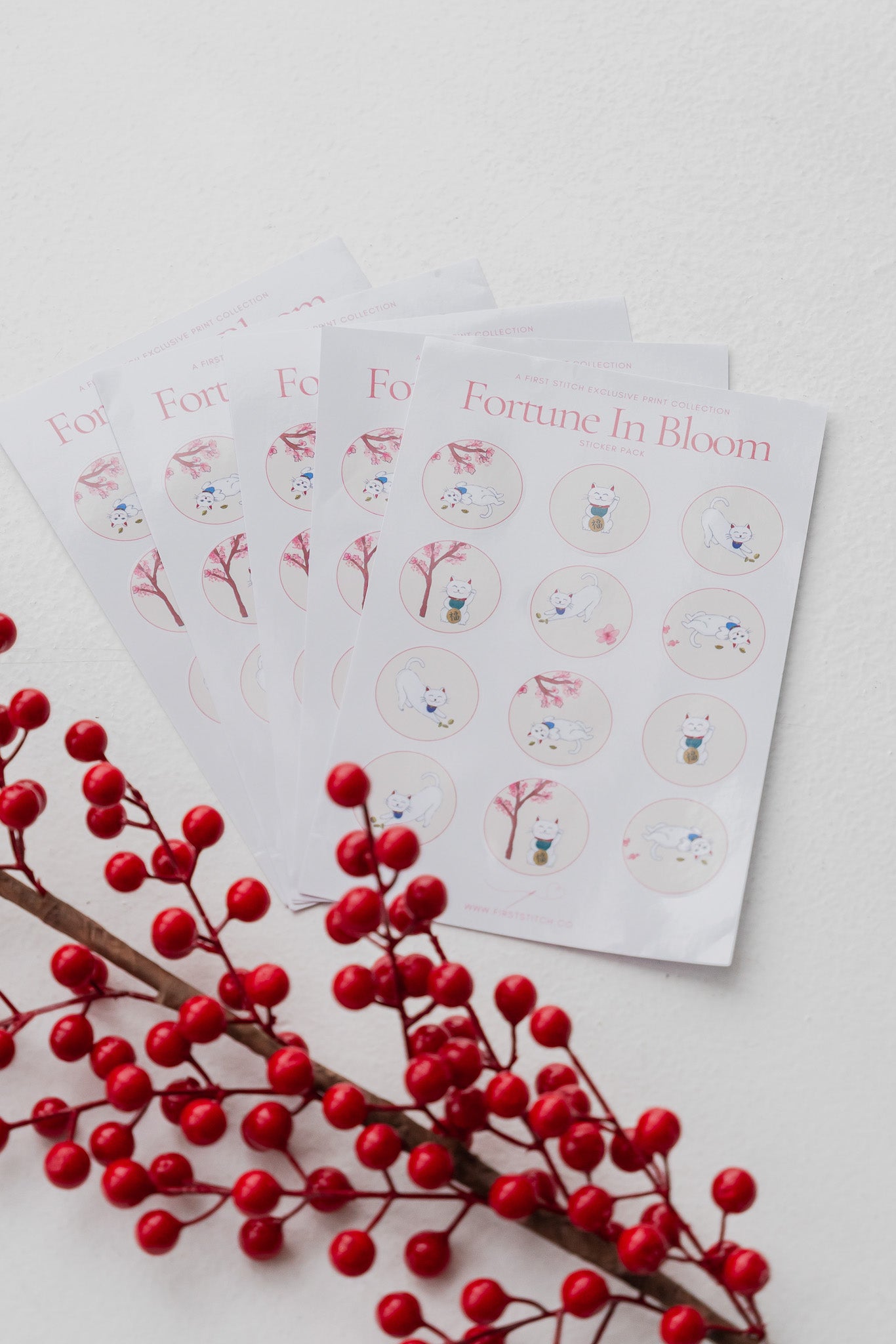 Fortune In Bloom Sticker Pack