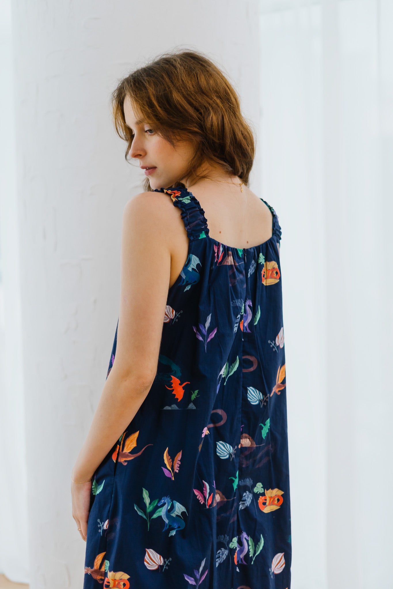 Legend Has It Sleeveless Bubble Hem Dress in Heaven