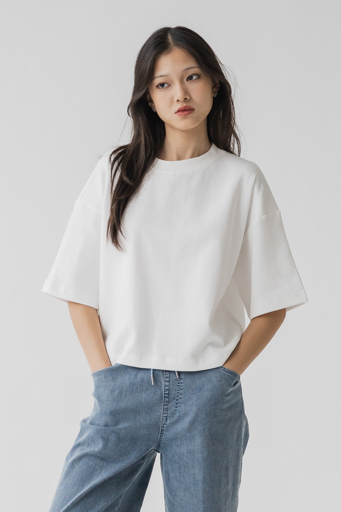 Comfy Oversized Tee in White