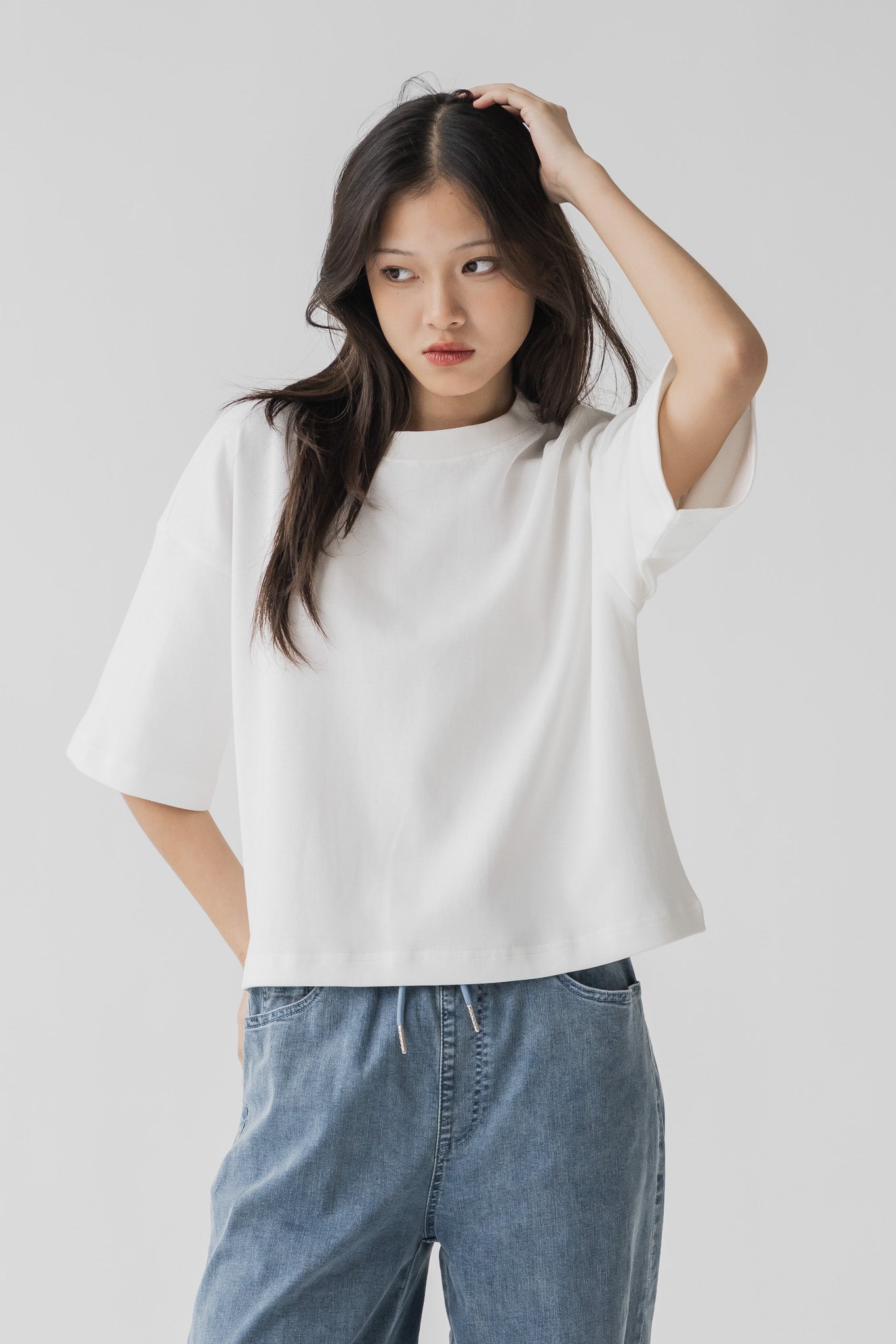 Comfy Oversized Tee in White