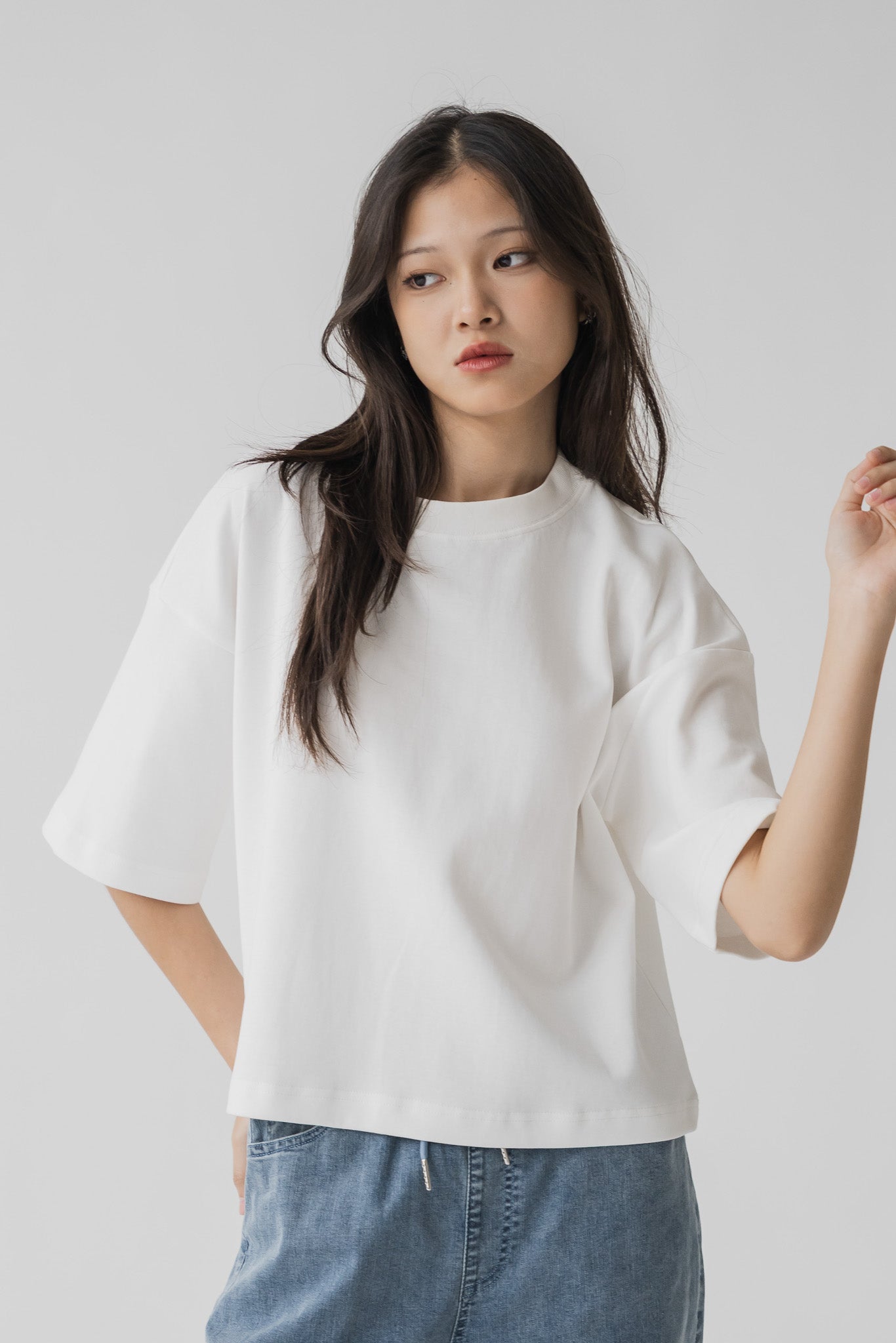 Comfy Oversized Tee in White