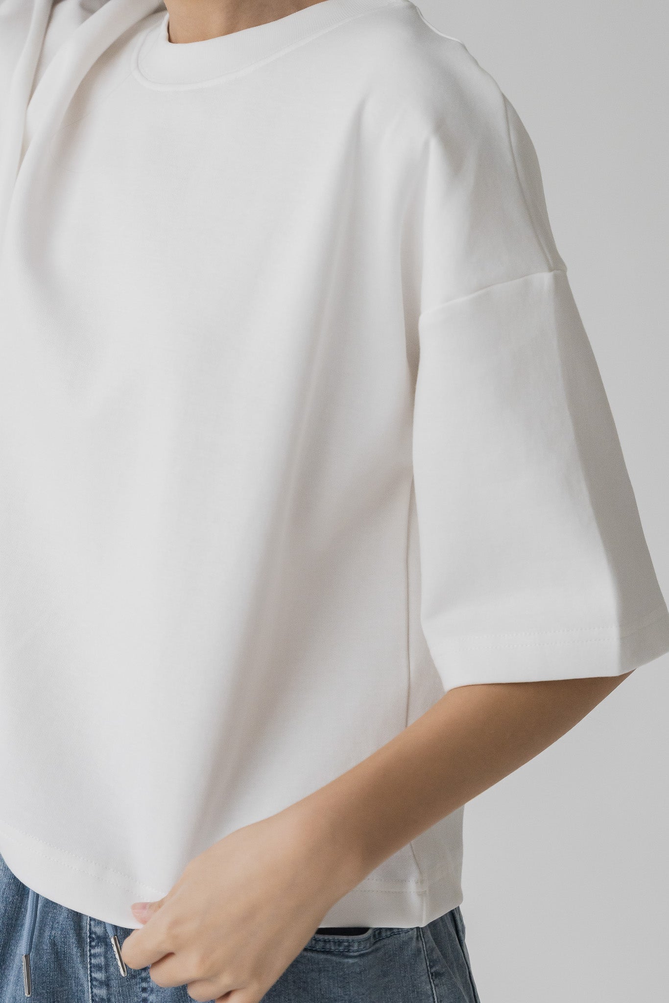 Comfy Oversized Tee in White