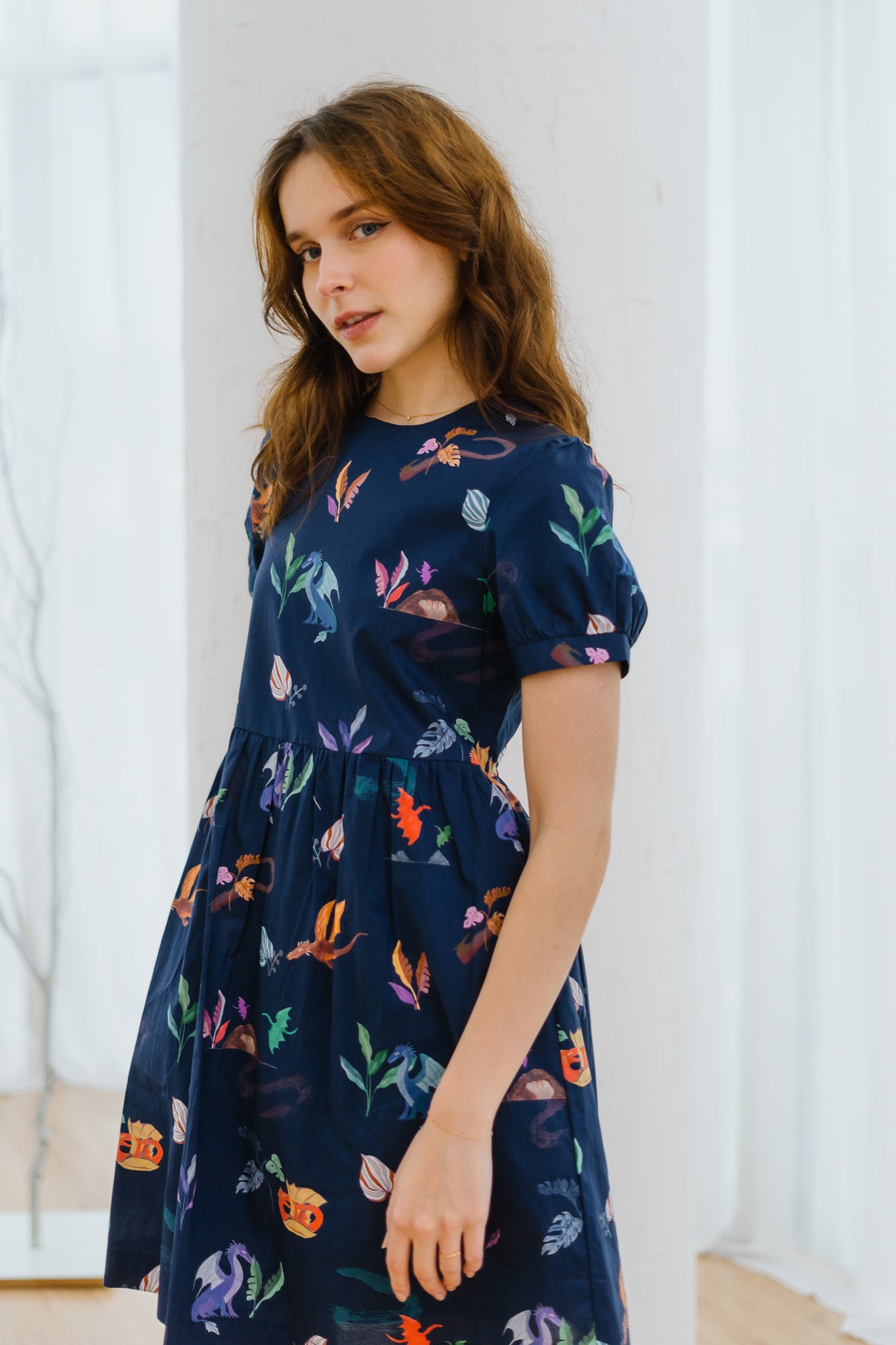 Legend Has It Sleeved Babydoll Dress in Heaven