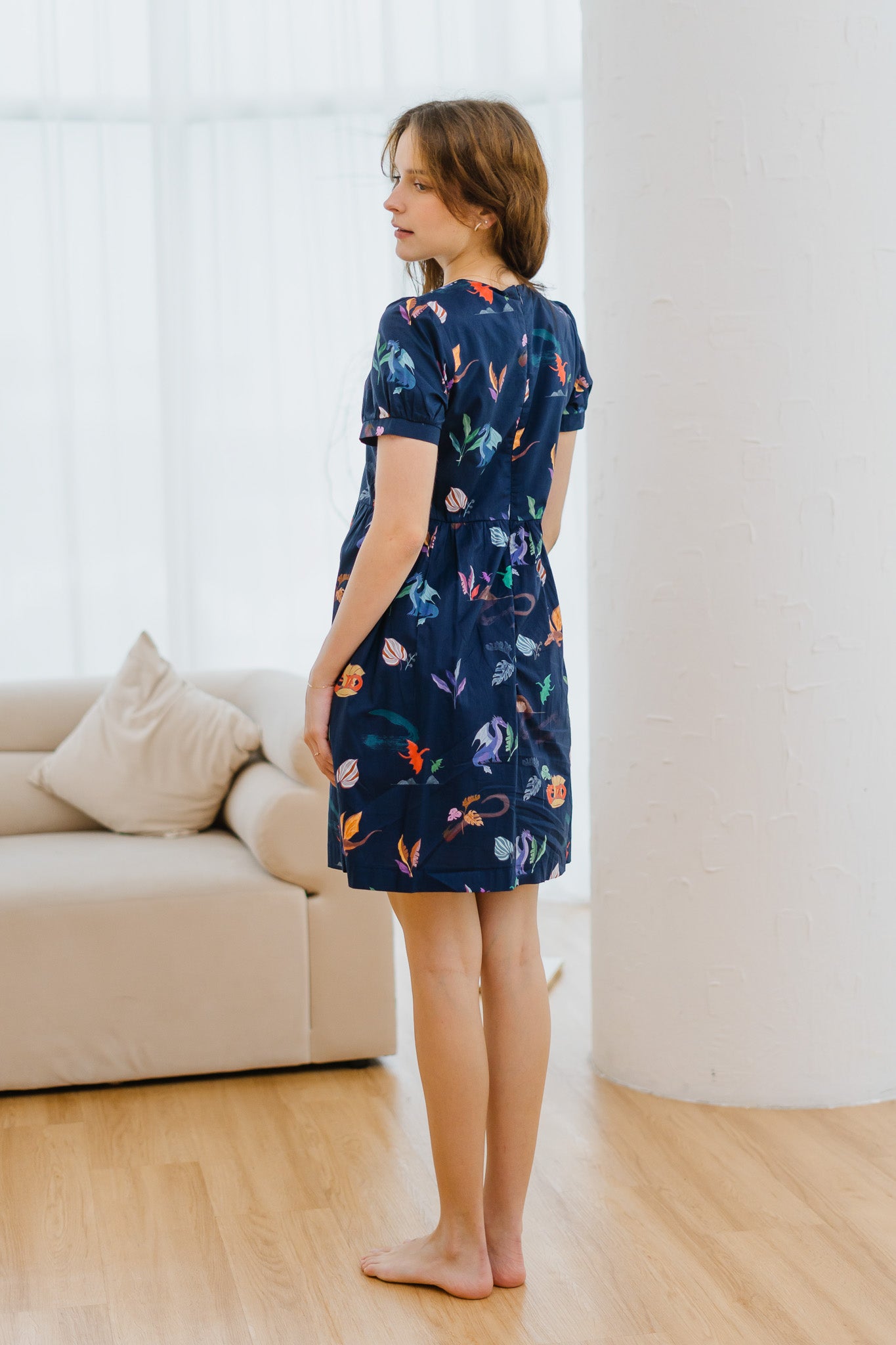 Legend Has It Sleeved Babydoll Dress in Heaven