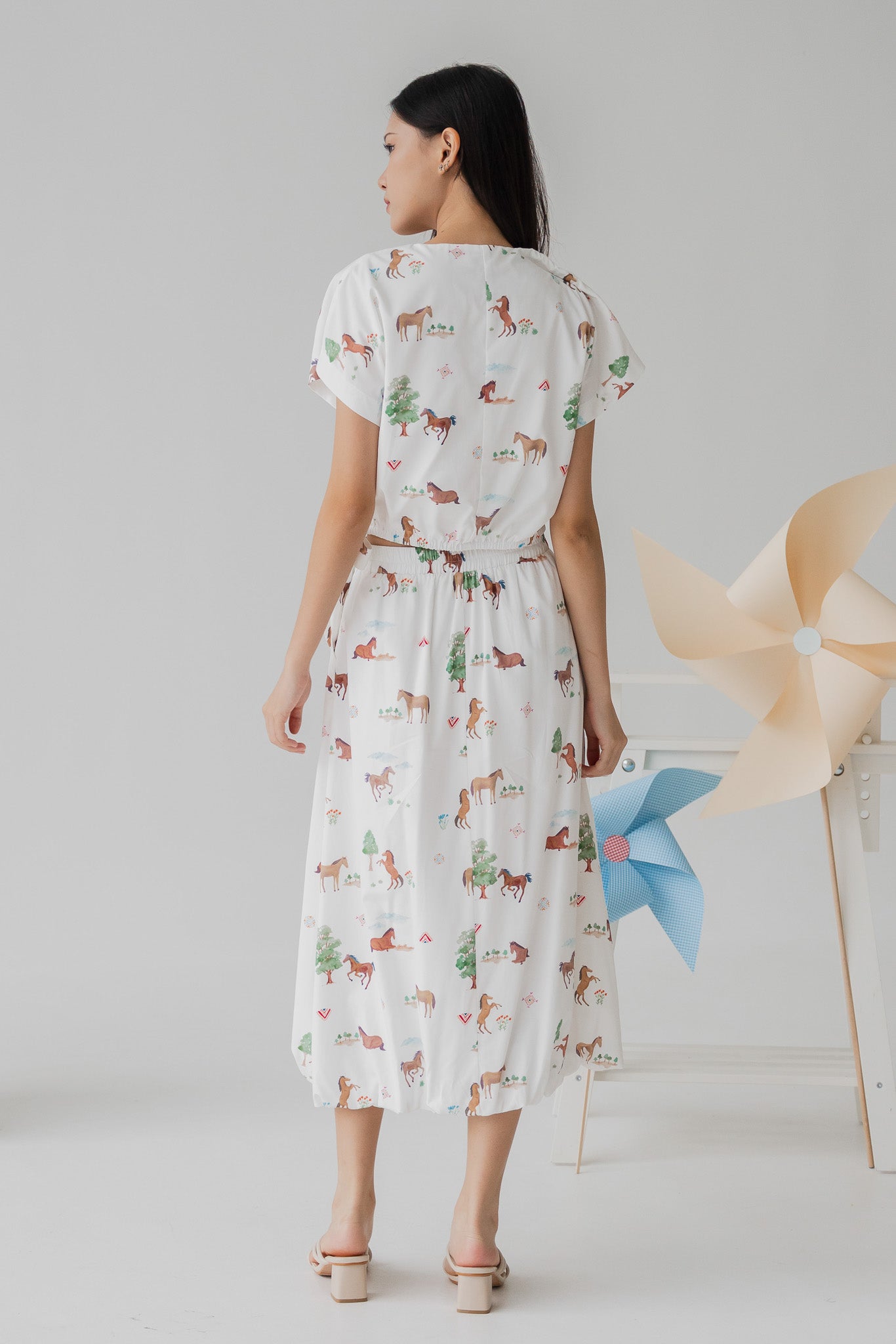 Fields of Gold Cloud Skirt in Bloom