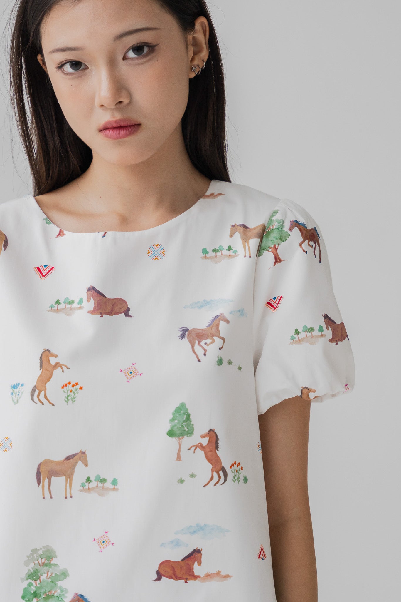 Fields of Gold Sleeved Blouse in Bloom