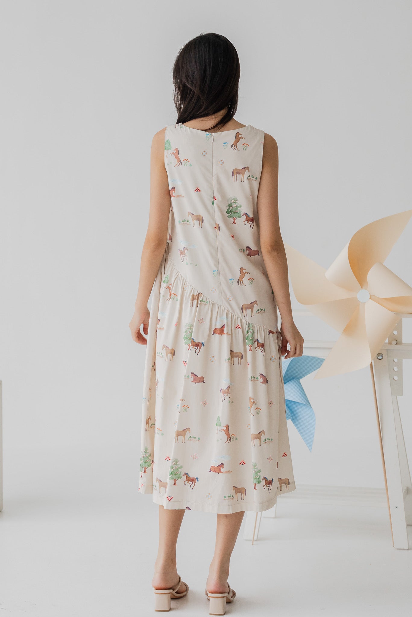 Fields of Gold Asym Side Knots Dress in Harvest First Stitch Fields of Gold Asym Side Knots Dress in Harvest First Stitch