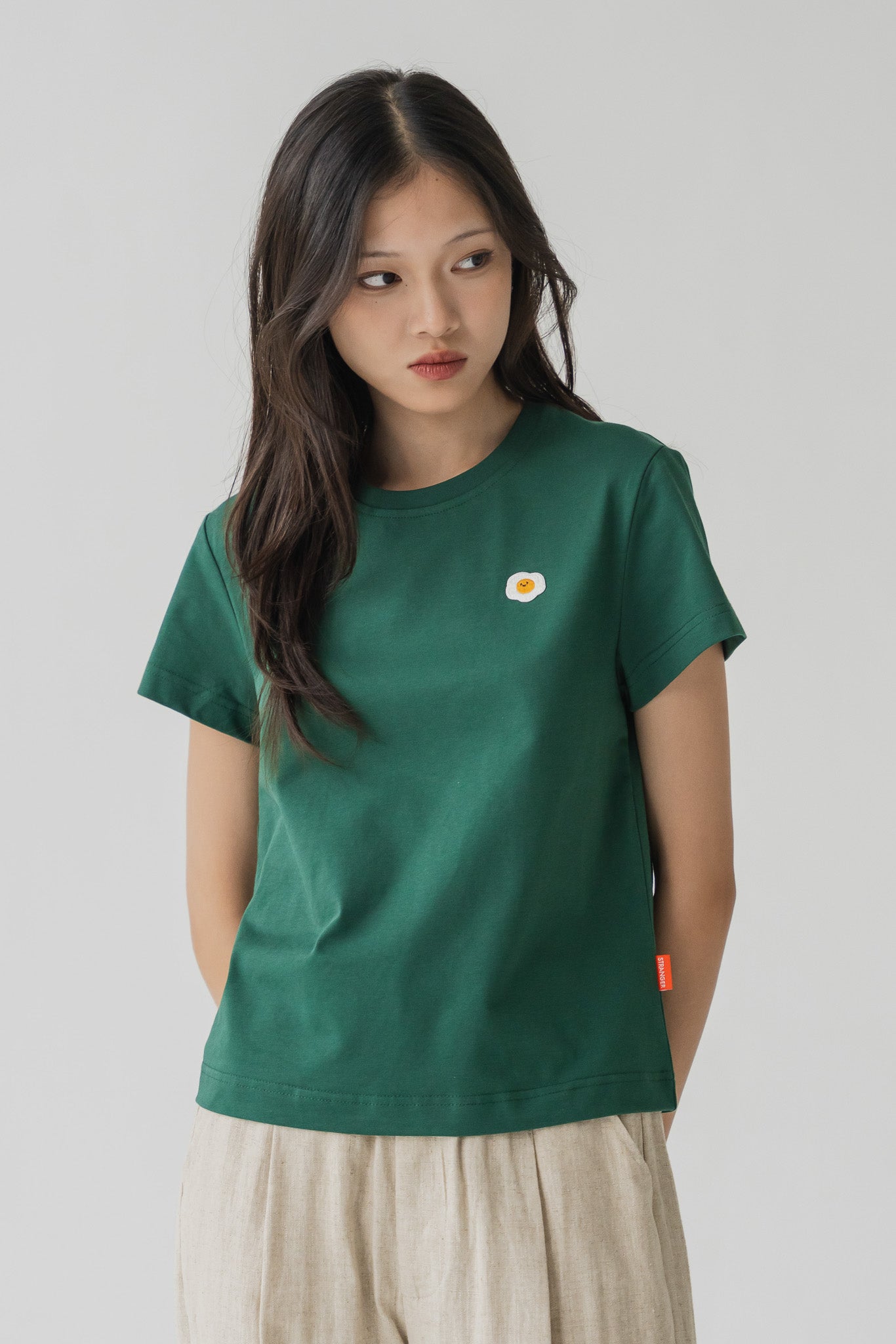 Sunny Side Up Tee in Forest