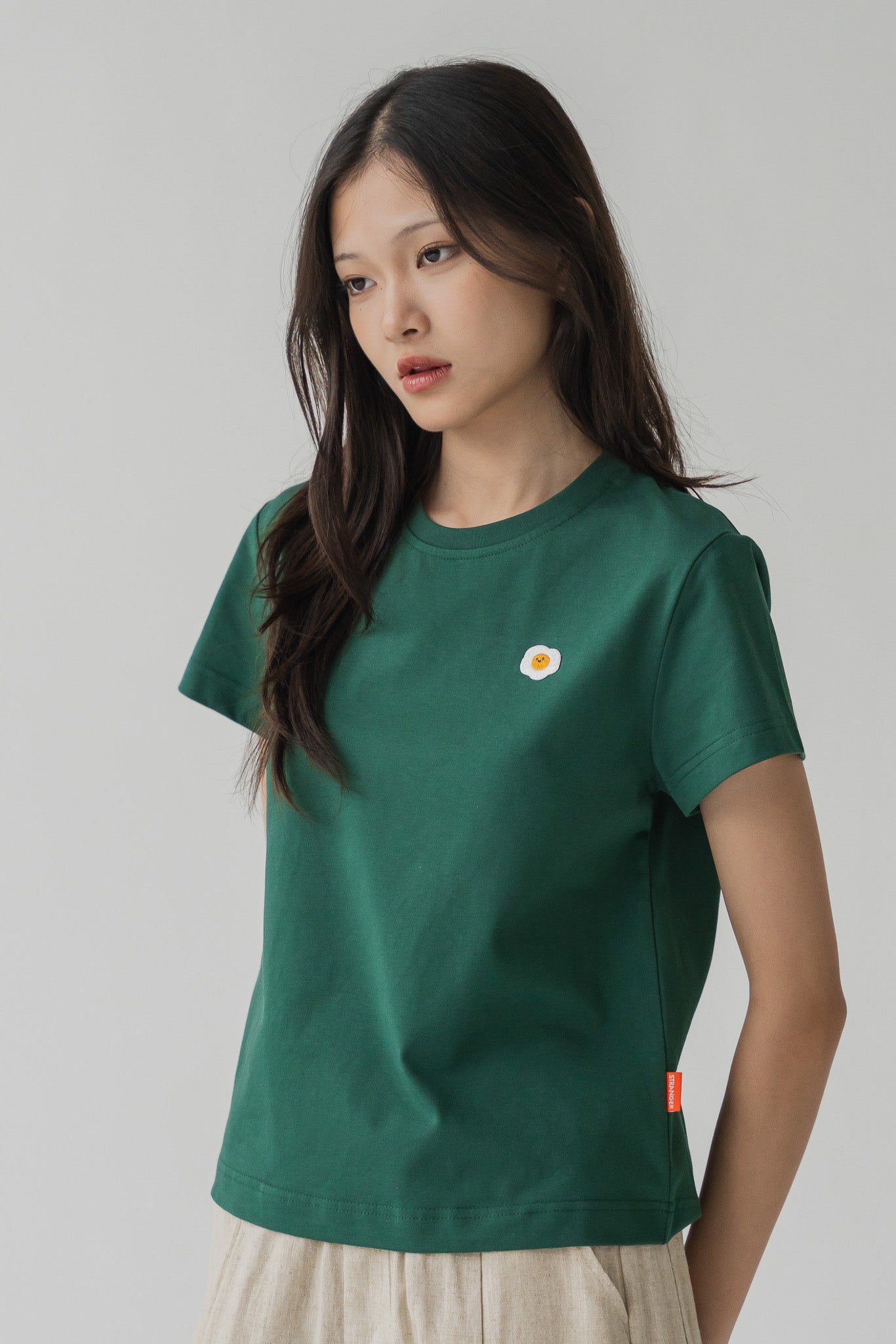 Sunny Side Up Tee in Forest