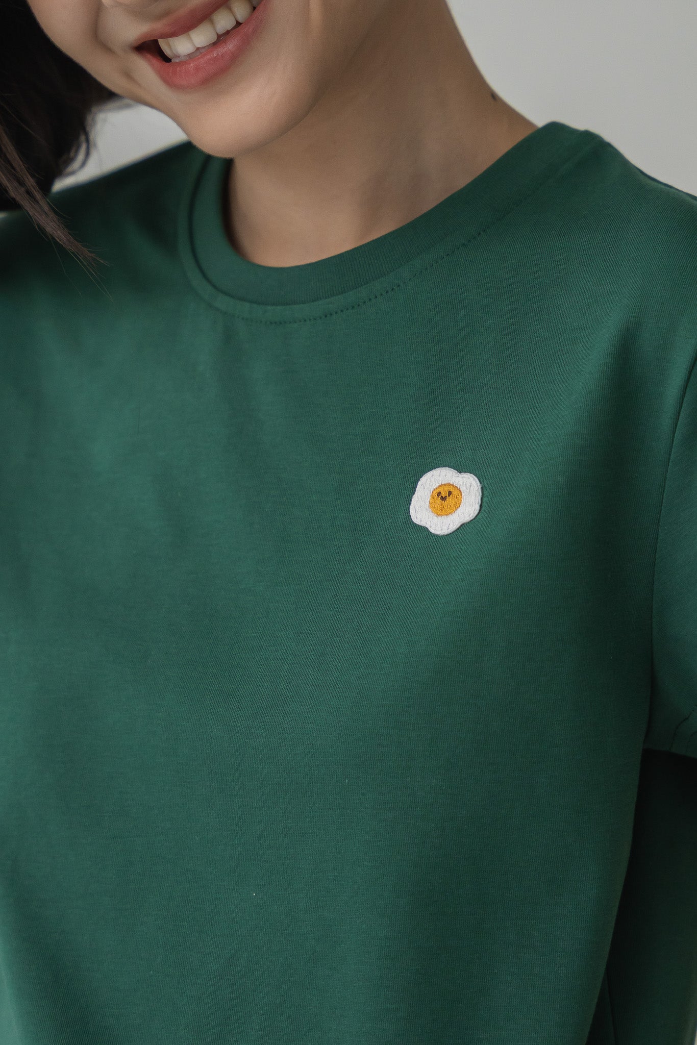 Sunny Side Up Tee in Forest