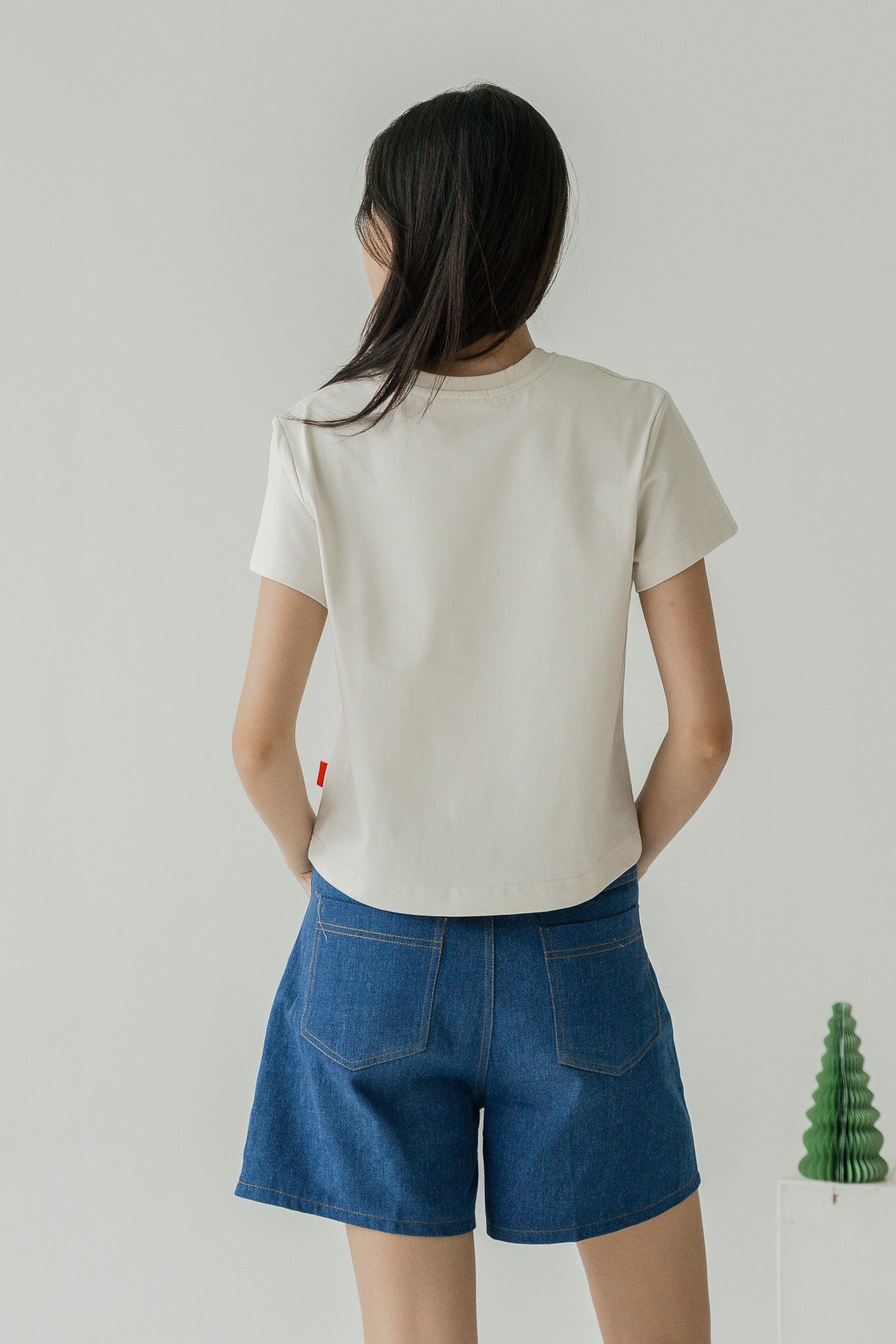 Holly Jolly Women's Tee in Cream