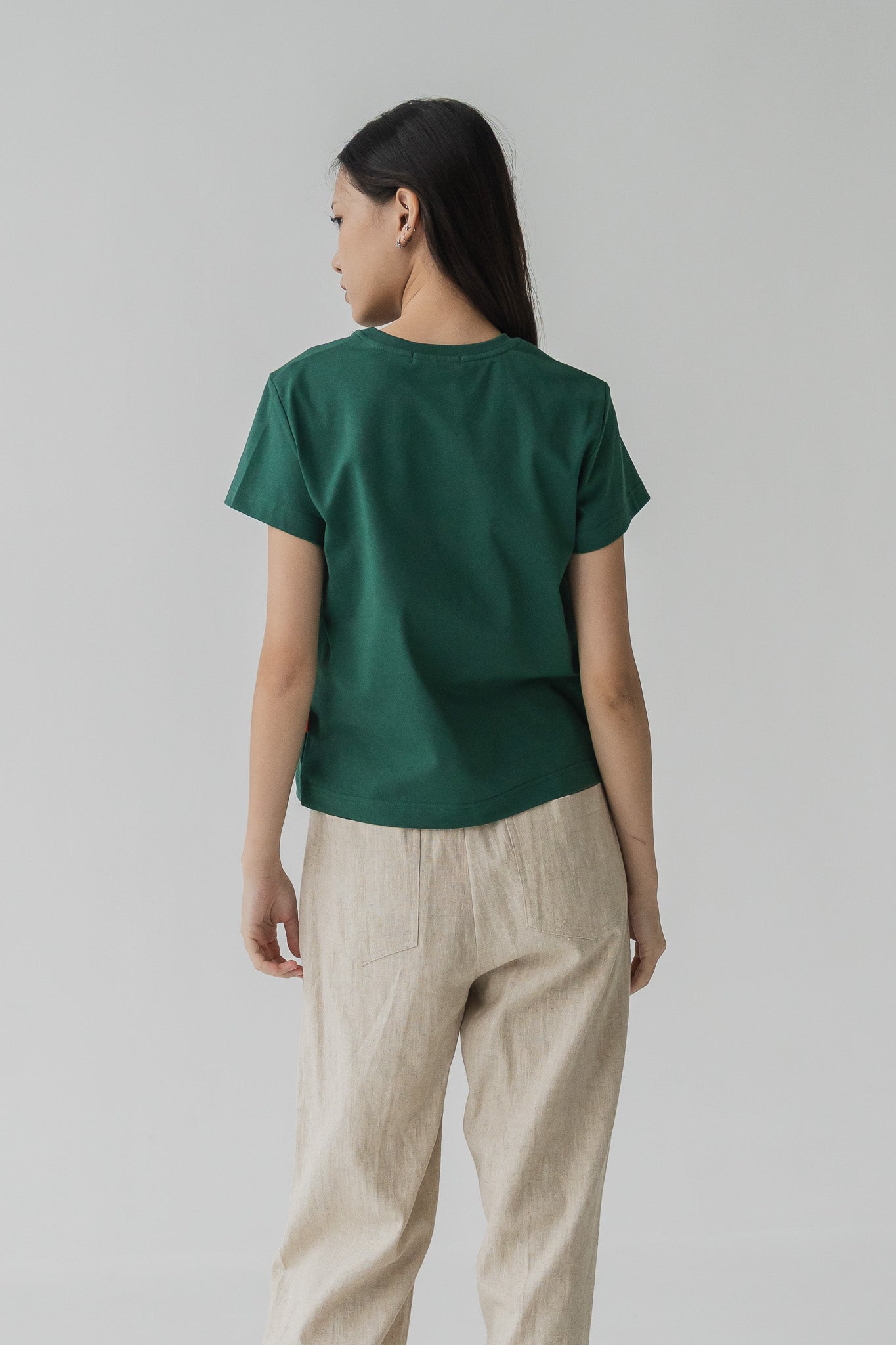 Sunny Side Up Tee in Forest
