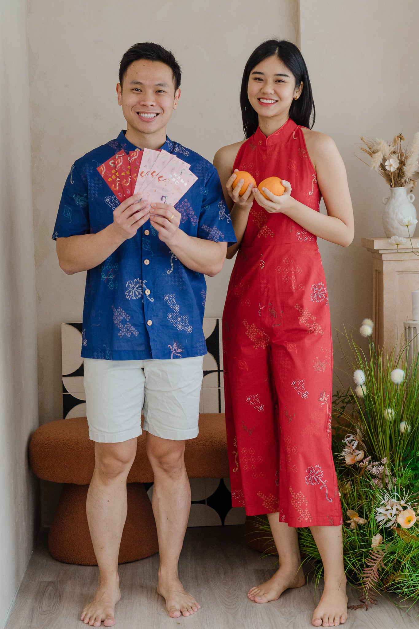 In Perfect Harmony Mandarin Collar Men's Shirt in Yang