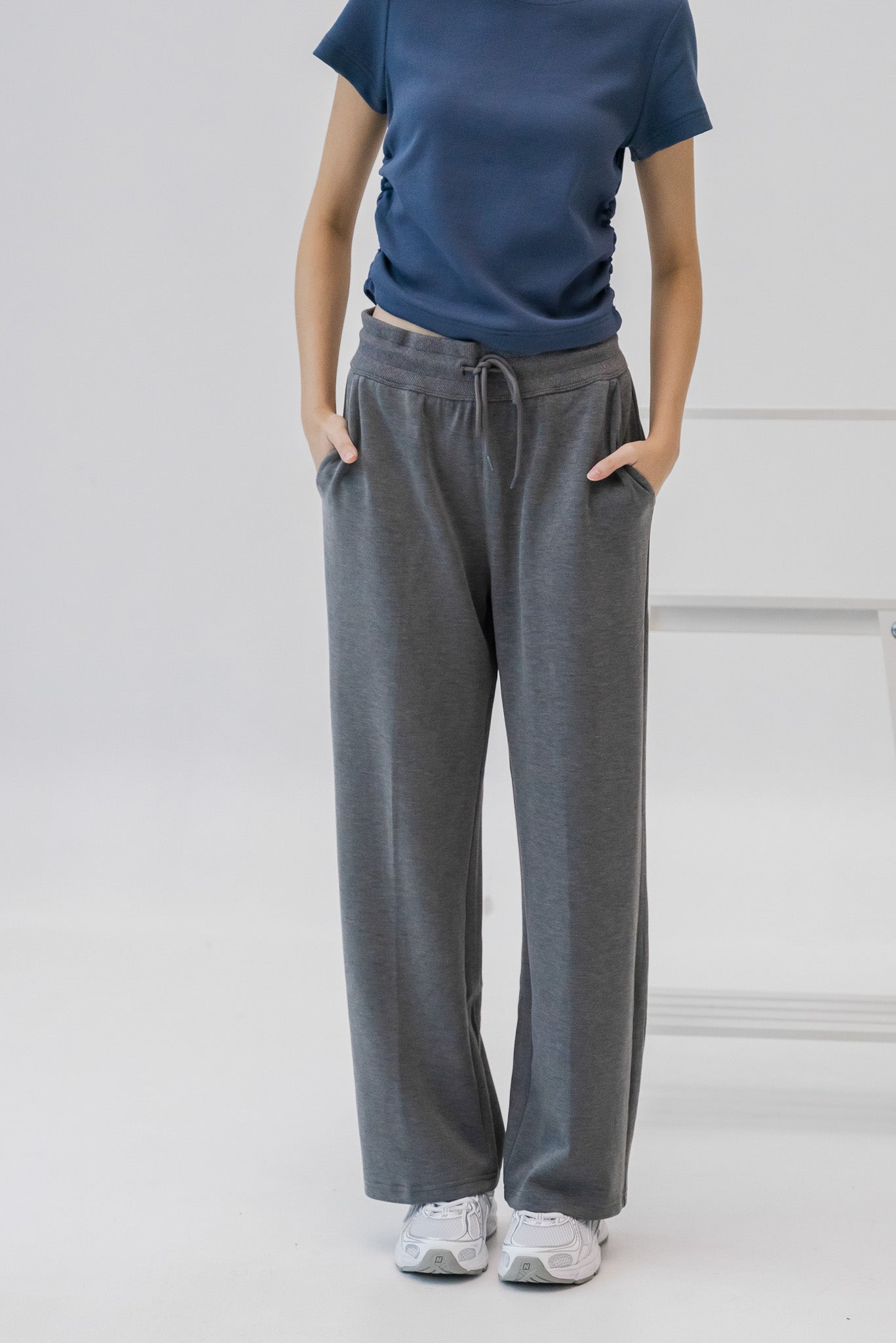 Super Comfortable Wide Legged Pants in Gray