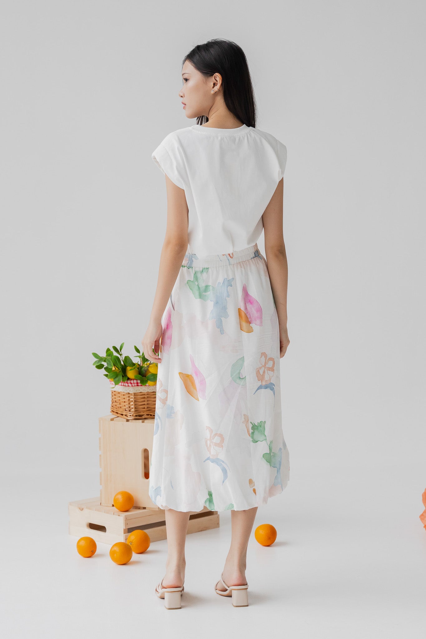 Garden of Eden Linen Cloud Skirt