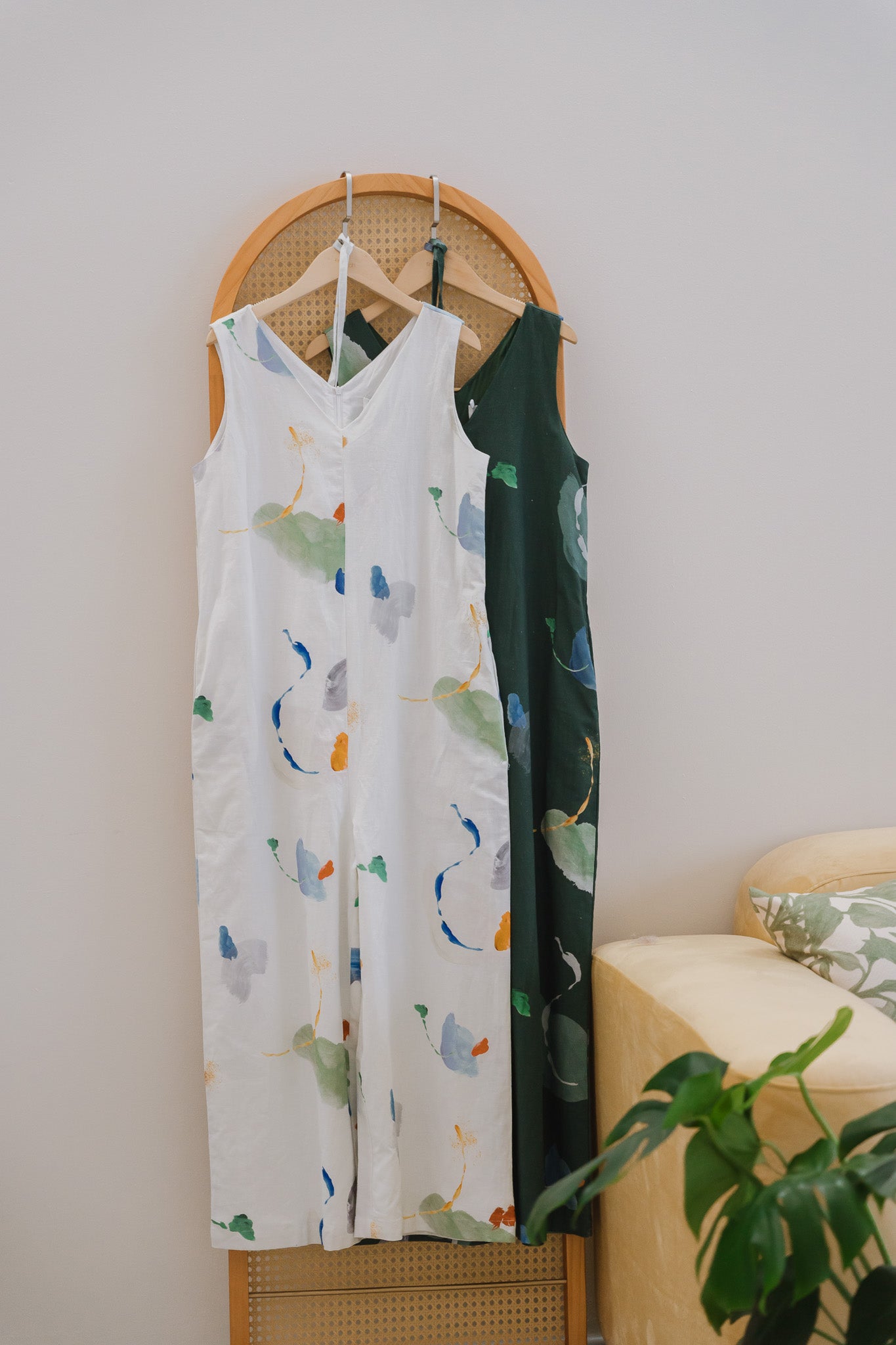 Serendipity Maxi Linen Jumpsuit in Tranquility