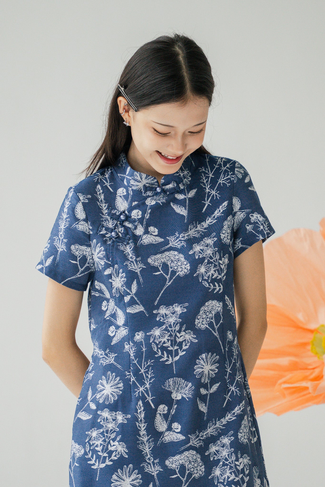Spring Radiance Mandarin Mermaid Dress