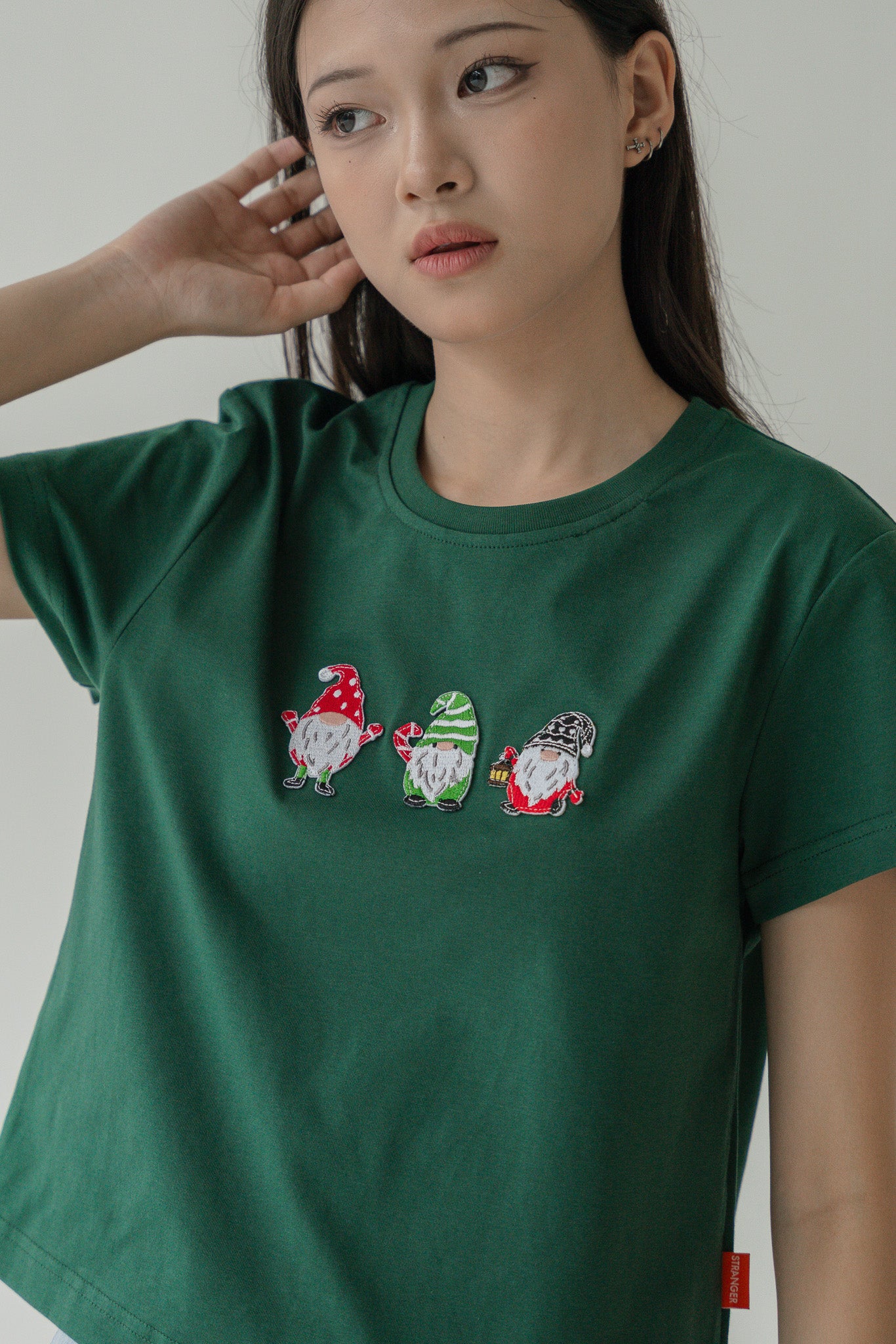 Holly Jolly Women's Tee in Green