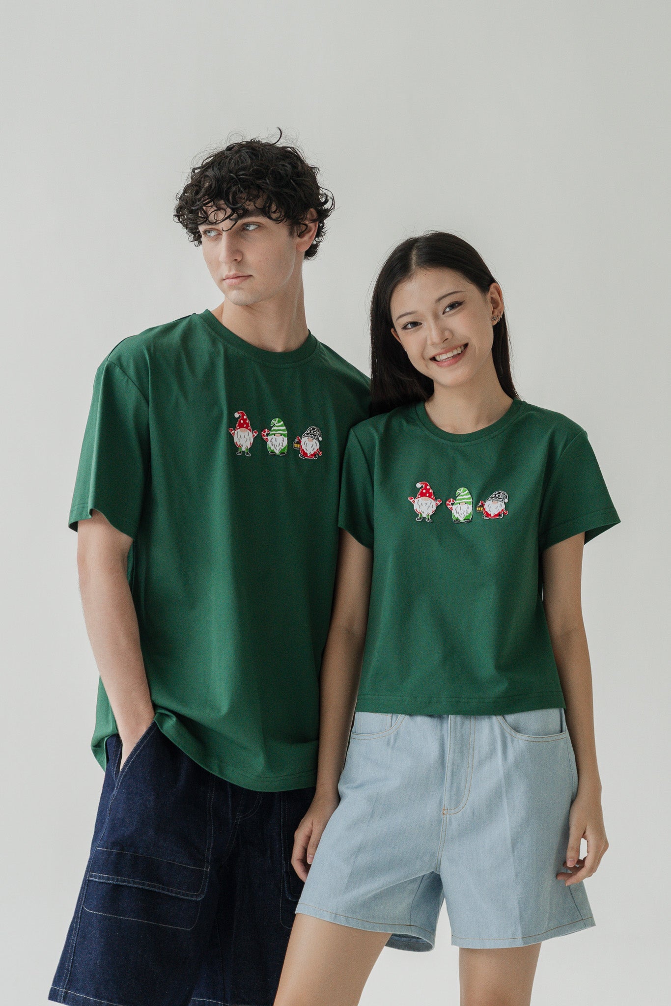 Holly Jolly Women's Tee in Green
