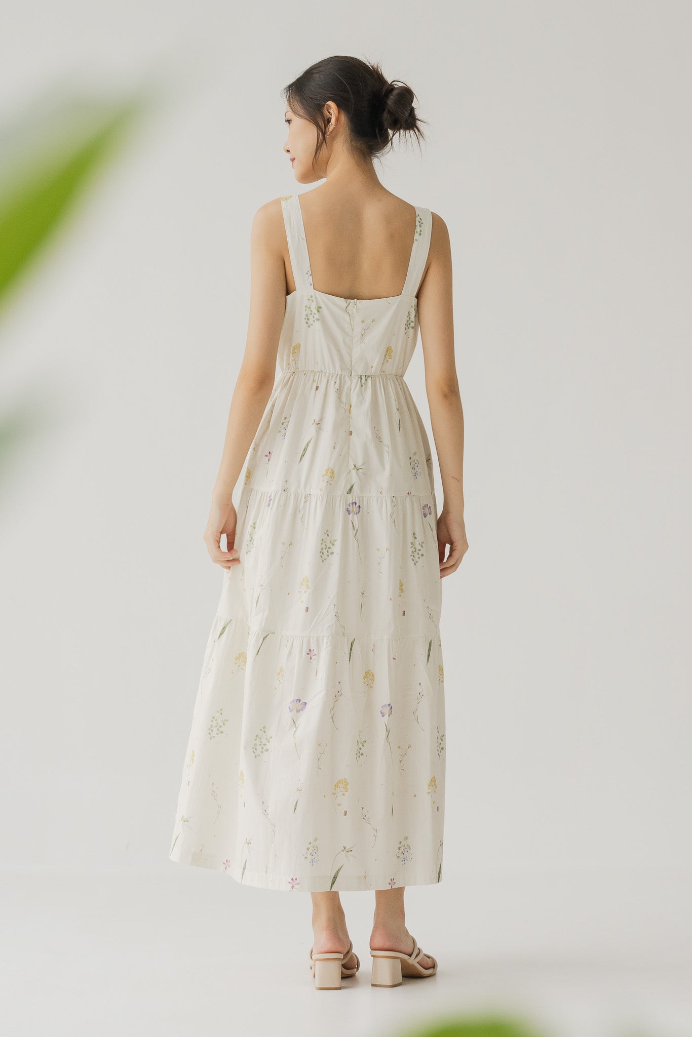 Hana Floral Print Tiered Dress