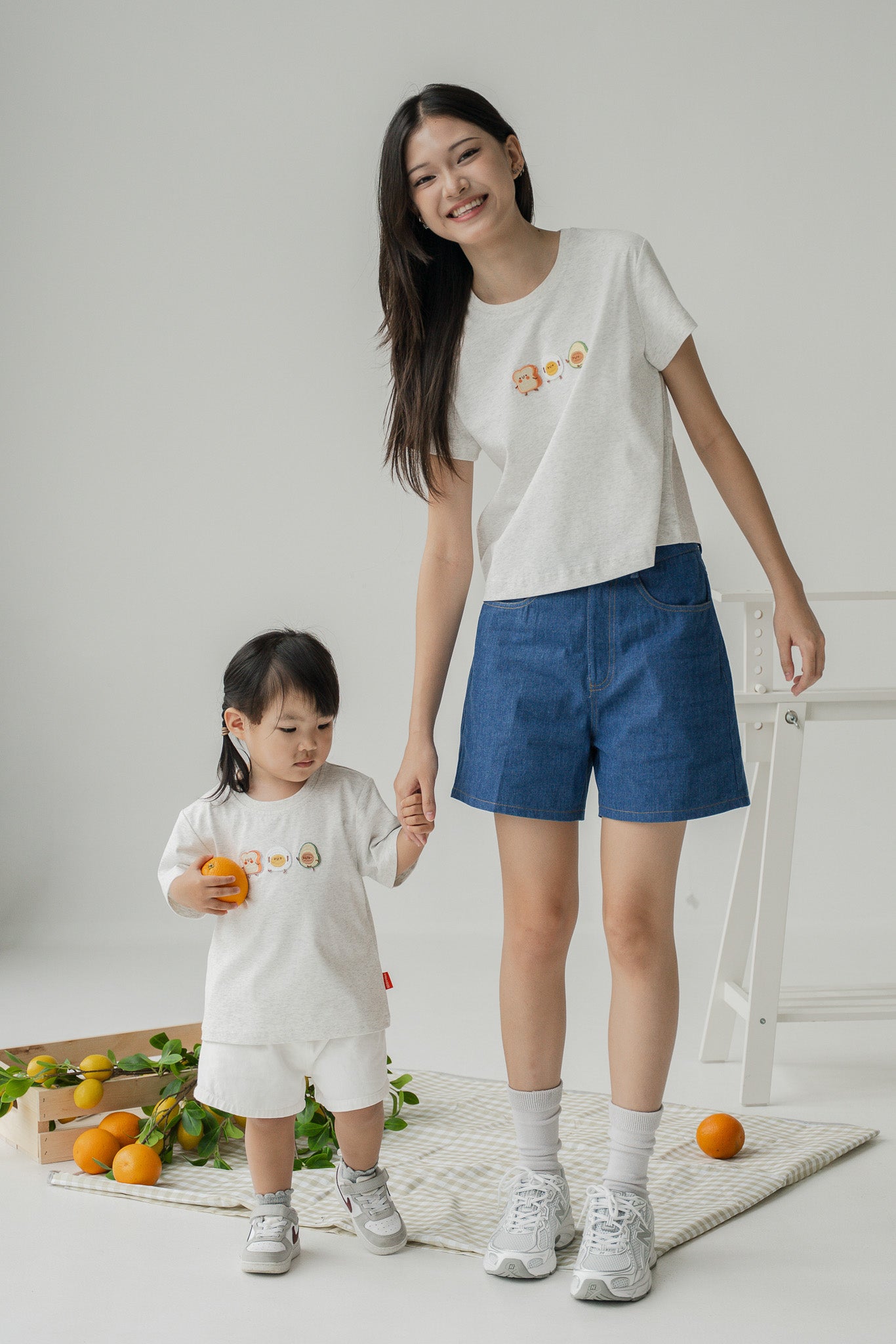 Breakfast Club Kid's Tee in Light Gray