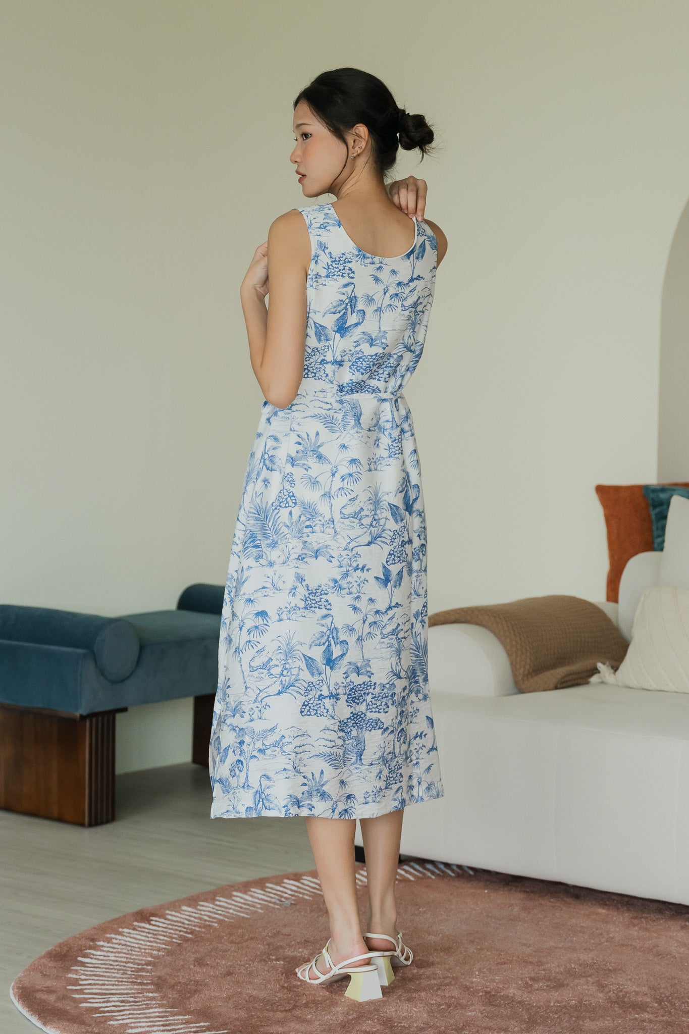 Danella Printed Two-way Midaxi Dress