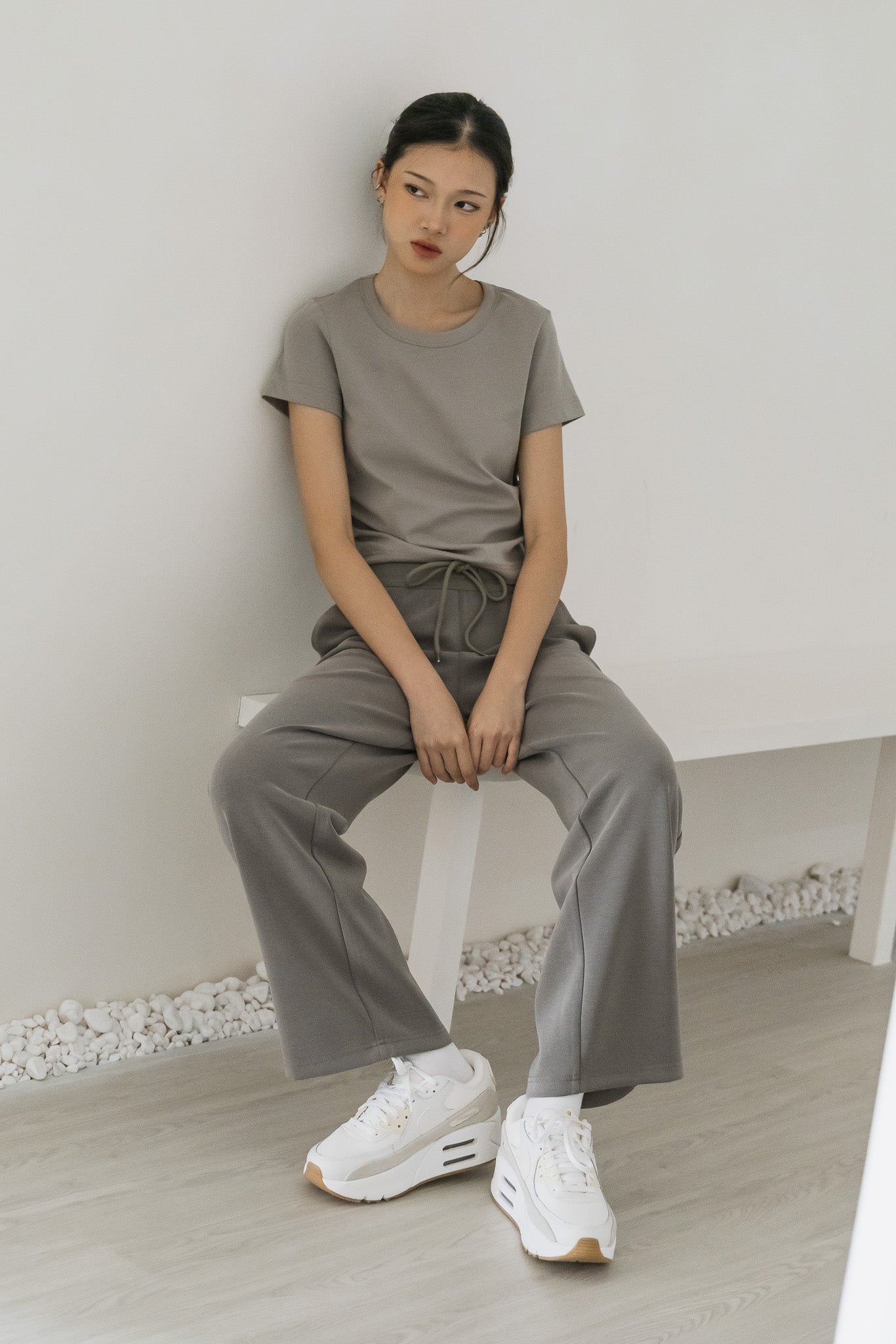 Super Comfortable Wide Legged Pants in Moss