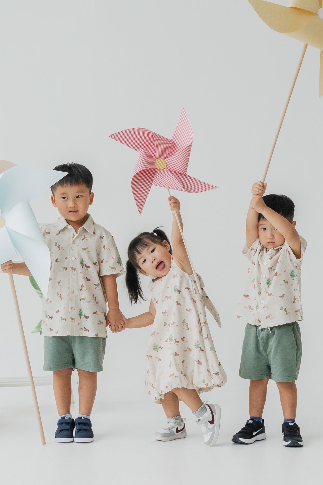 Fields of Gold Kid's Linen Shirt in Harvest
