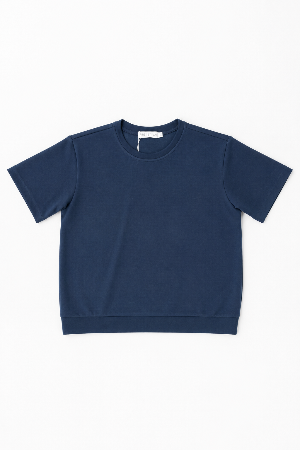 Super Comfortable Boxy Top in Mid Blue