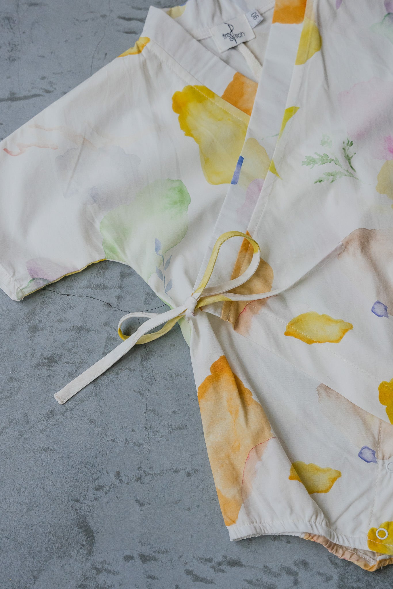 Spring Serenity Baby Kimono in Incandescent