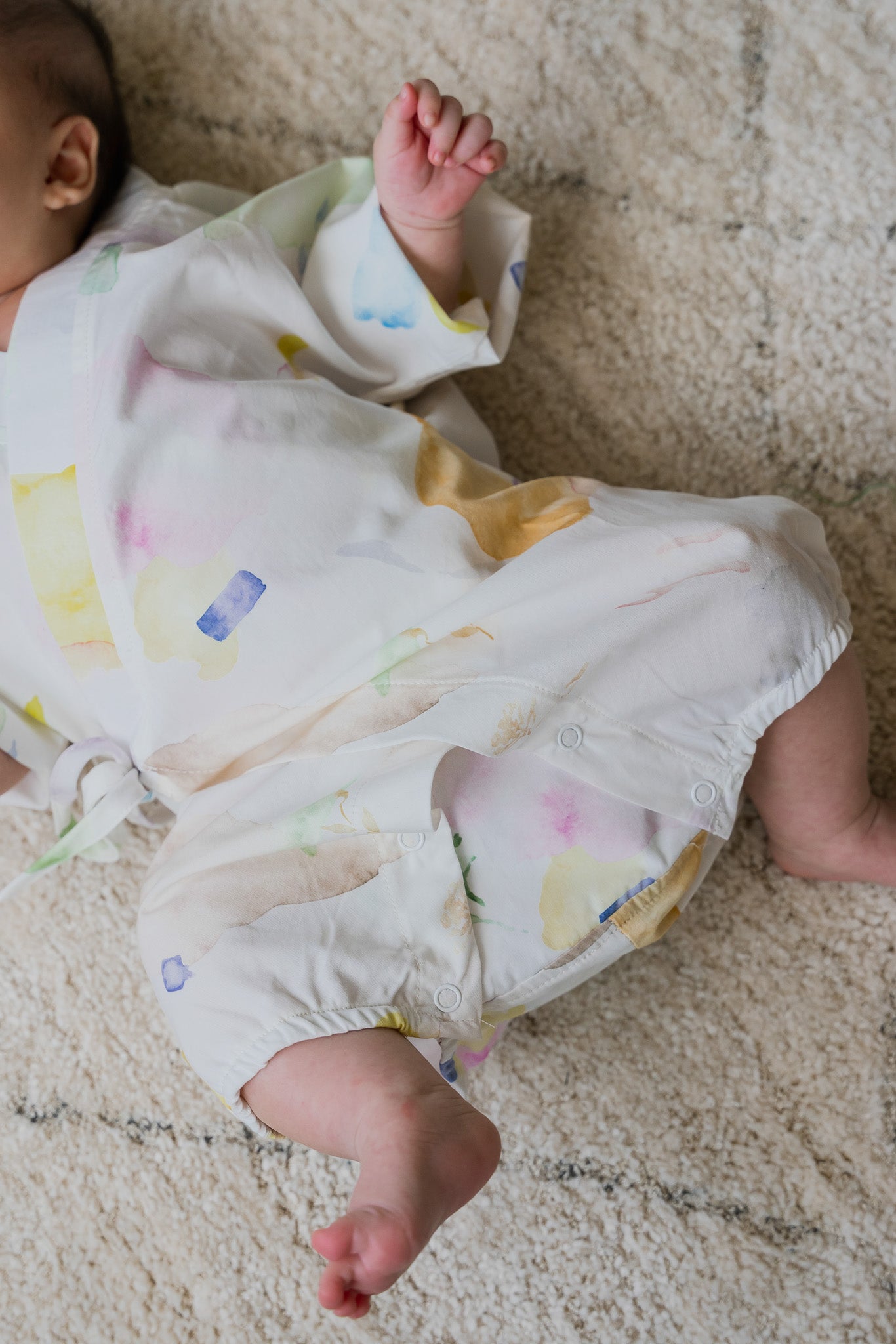 Spring Serenity Baby Kimono in Incandescent