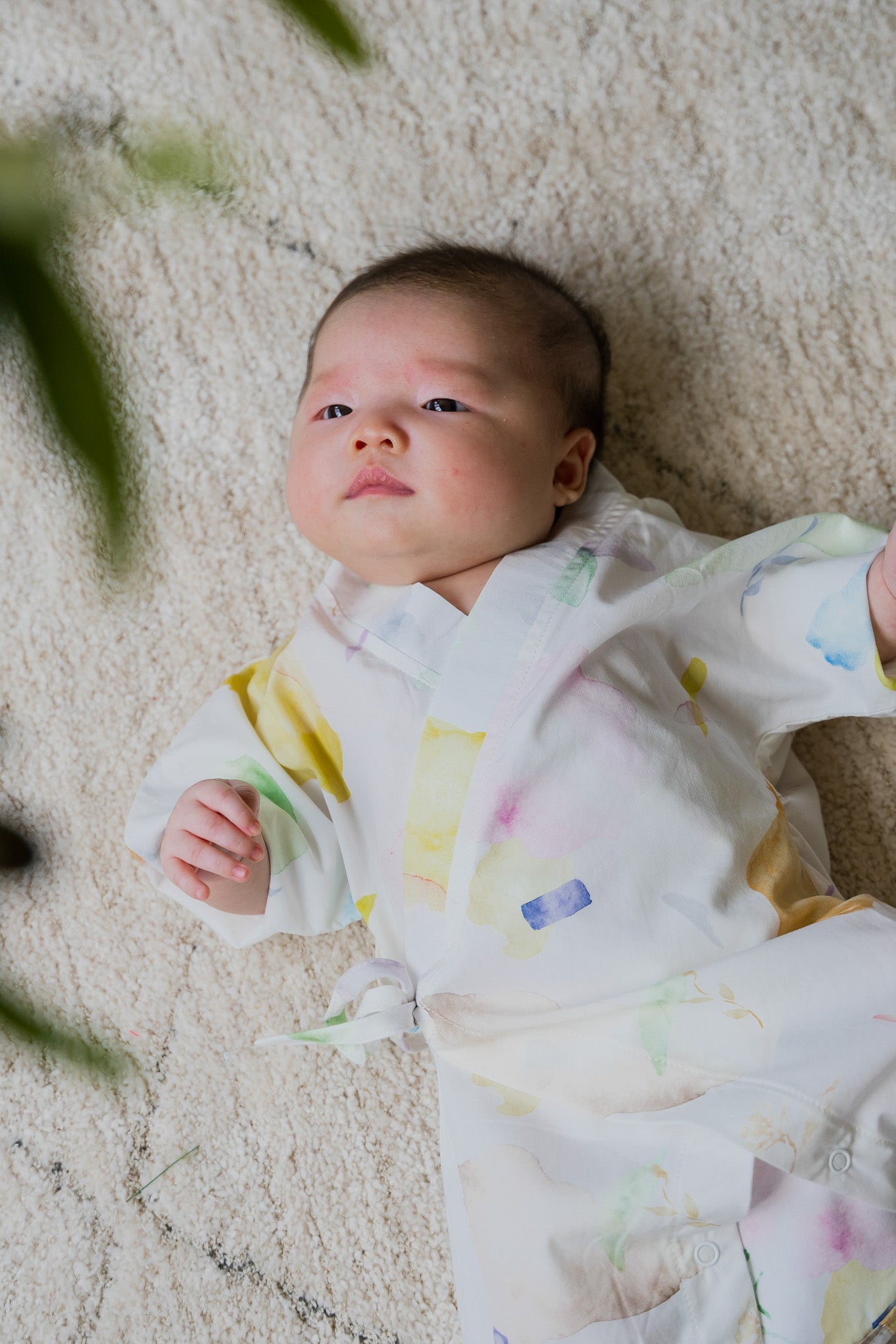Spring Serenity Baby Kimono in Incandescent