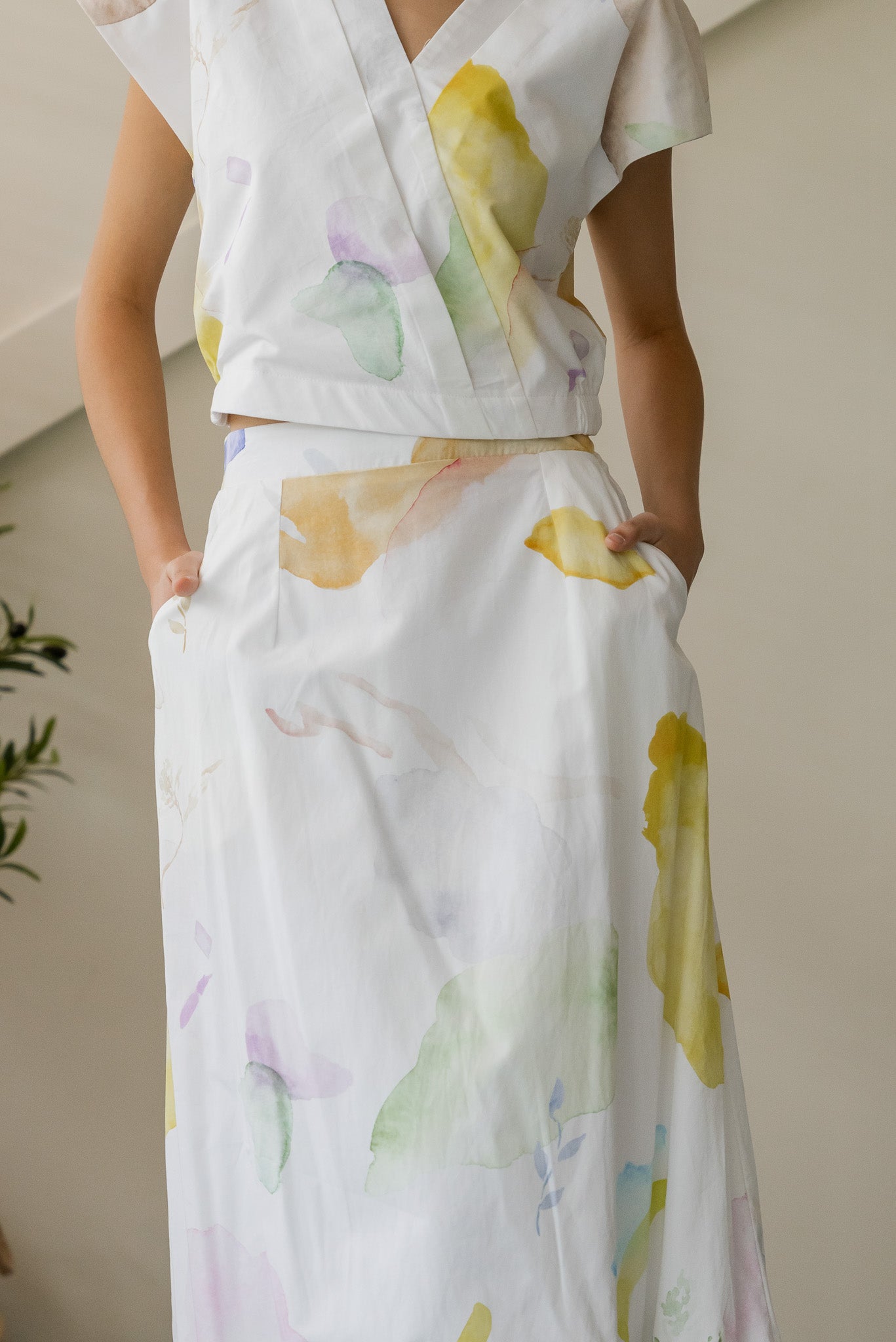 Spring Serenity Cloud Skirt in Incandescent