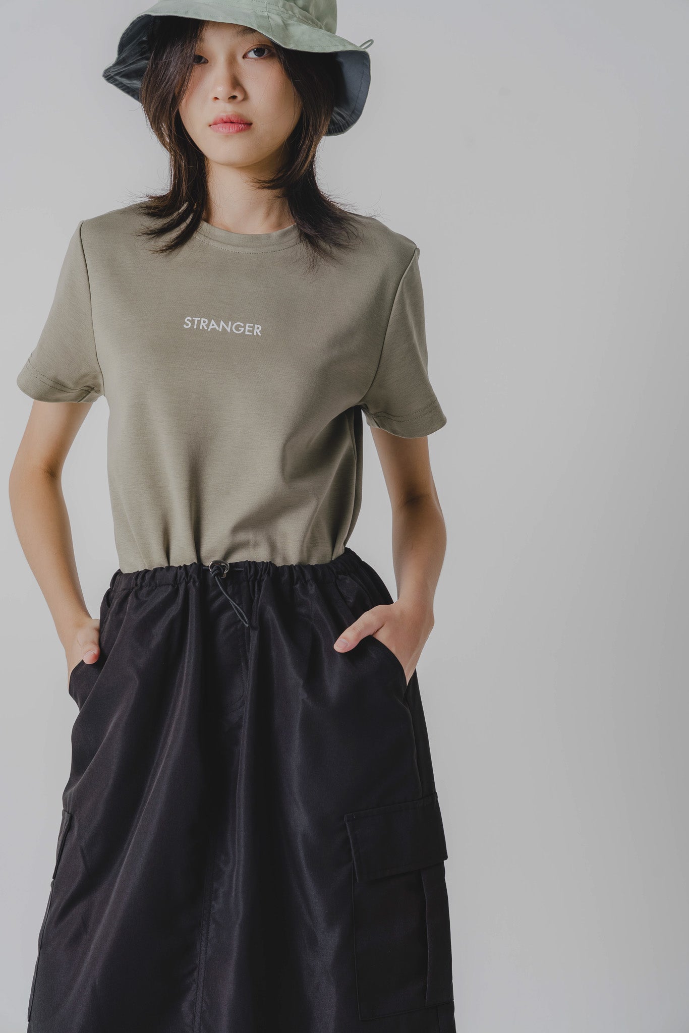 Stranger Basic Tee in Sage