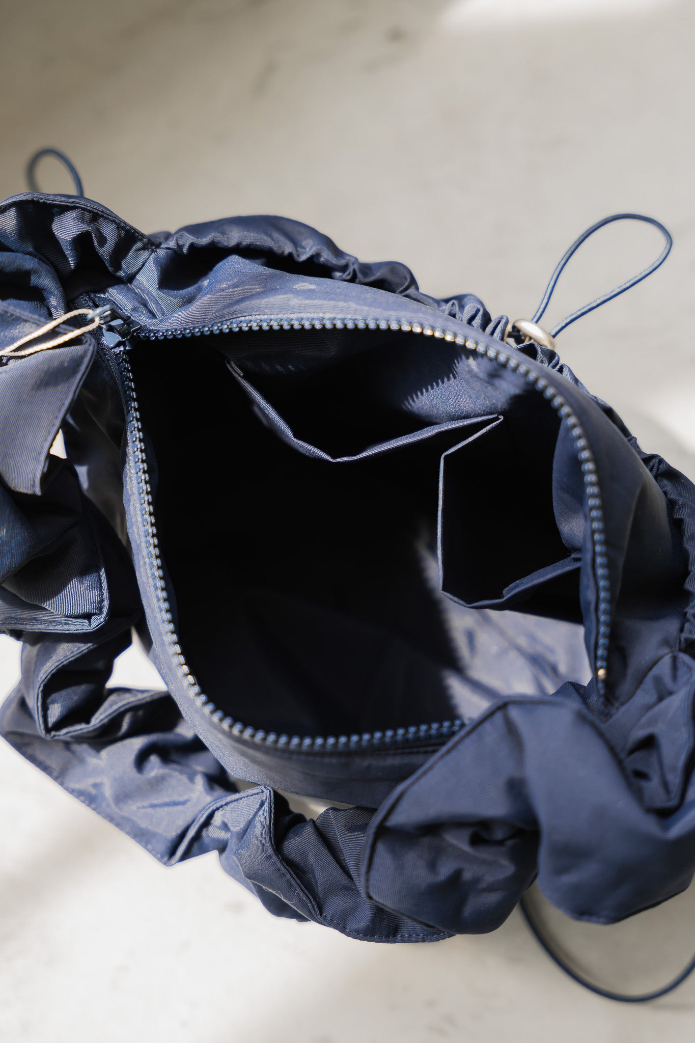 Urban Flow Two-Way Nylon Cross Bag in Navy