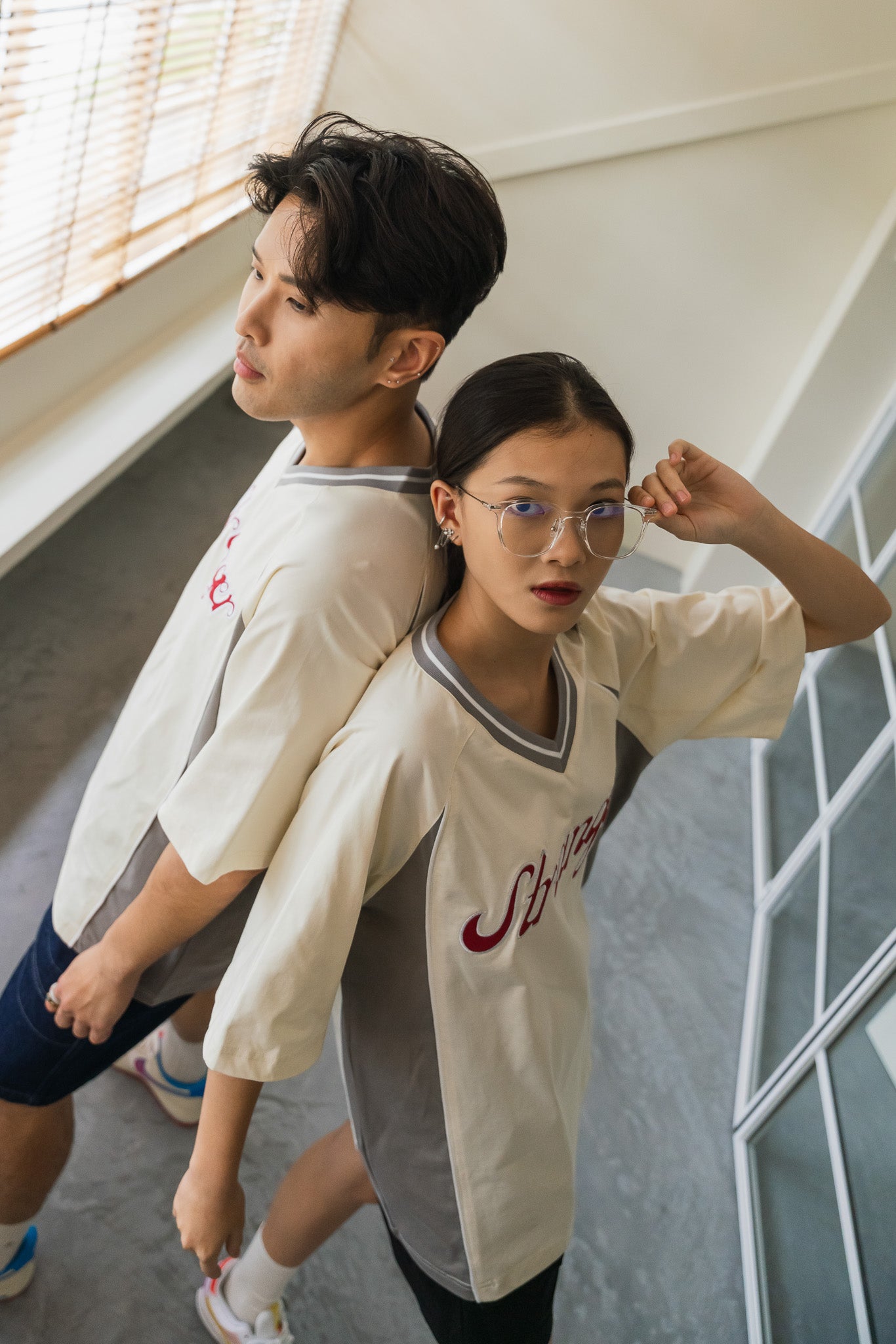 Stranger Jersey Tee in Cream