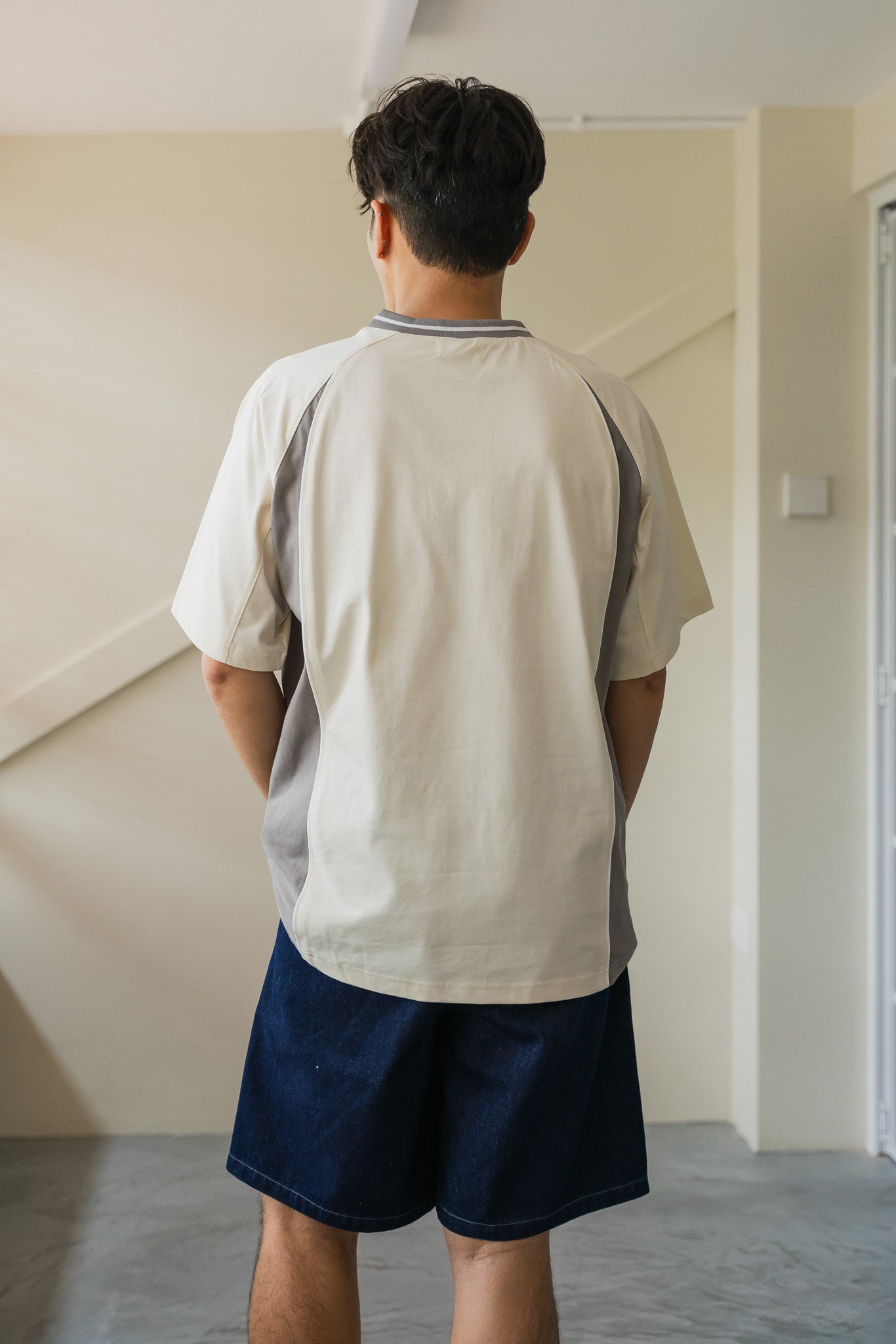 Stranger Jersey Tee in Cream