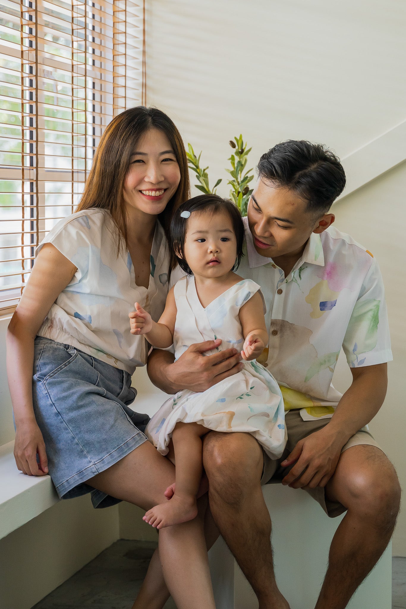 Spring Serenity Kid's Dress in Tranquility