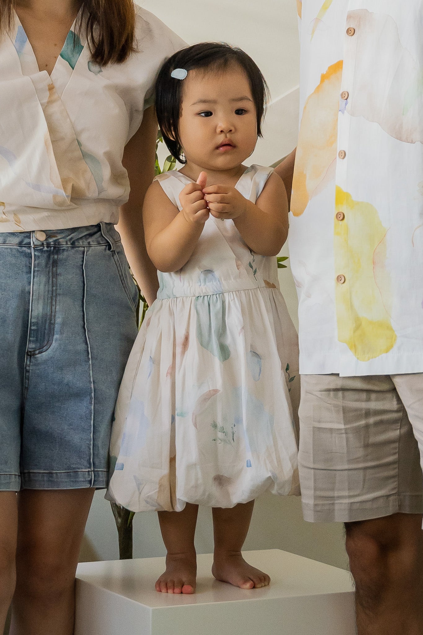 Spring Serenity Kid's Dress in Tranquility