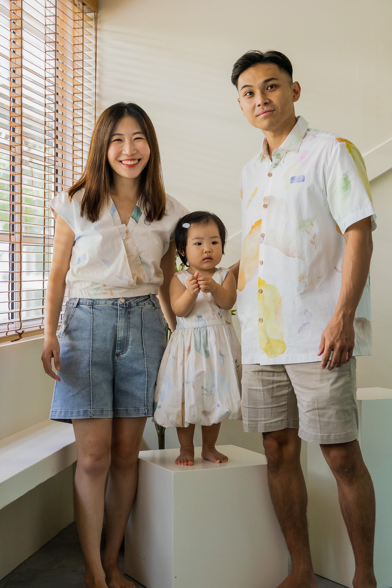 Spring Serenity Kid's Dress in Tranquility