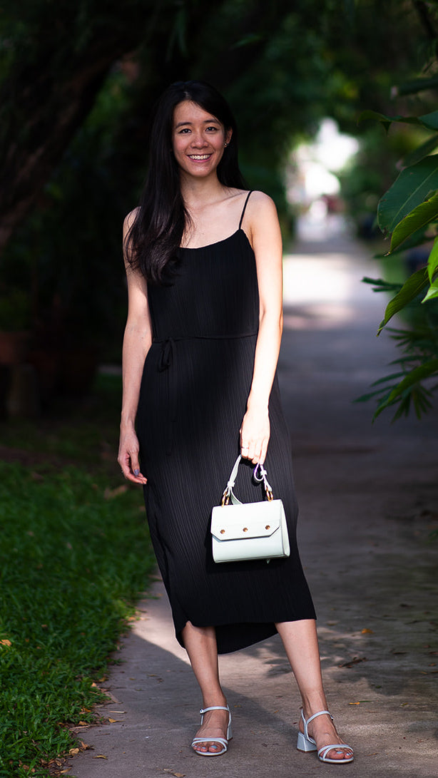 Brea Pleated Dress v2 in Seafoam [ONLINE ONLY]