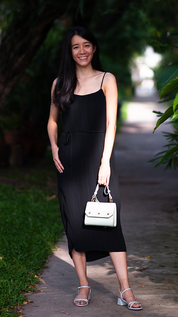 Brea Pleated Dress v2 in Seafoam [ONLINE ONLY]