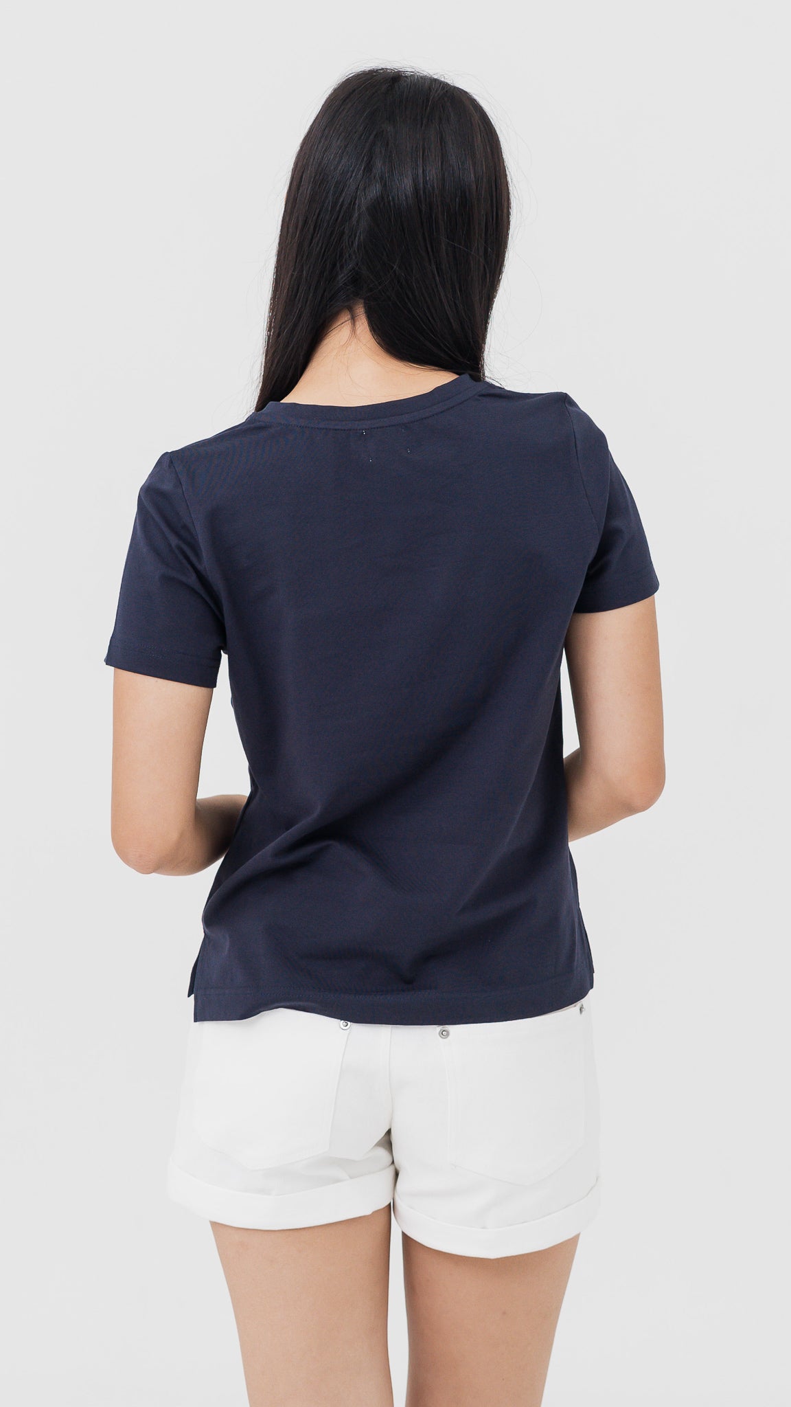 Mahjong Tiger Women's Tee in Dark Blue [ONLINE ONLY]