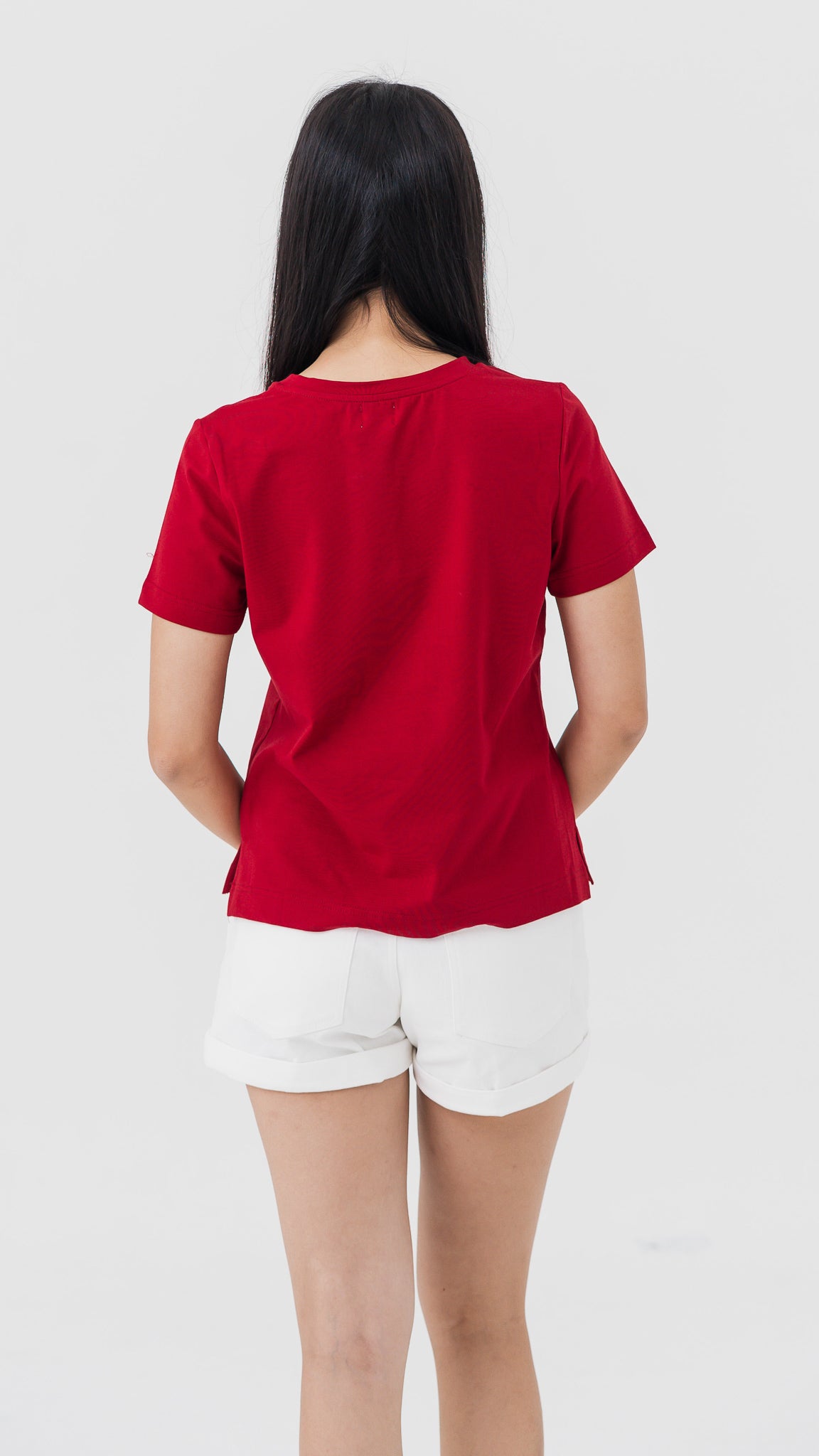 Fortune Tiger Women's Tee in Red [ONLINE ONLY]