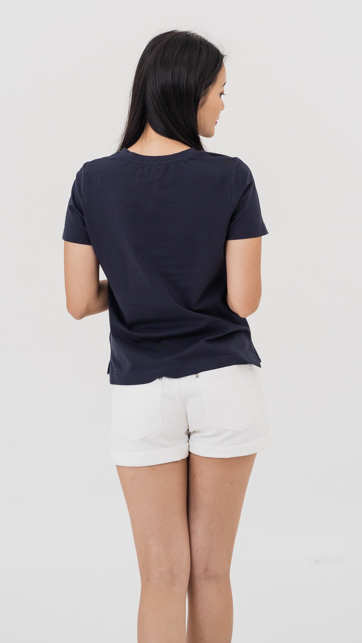 Fortune Tiger Women's Tee in Dark Blue [ONLINE ONLY]